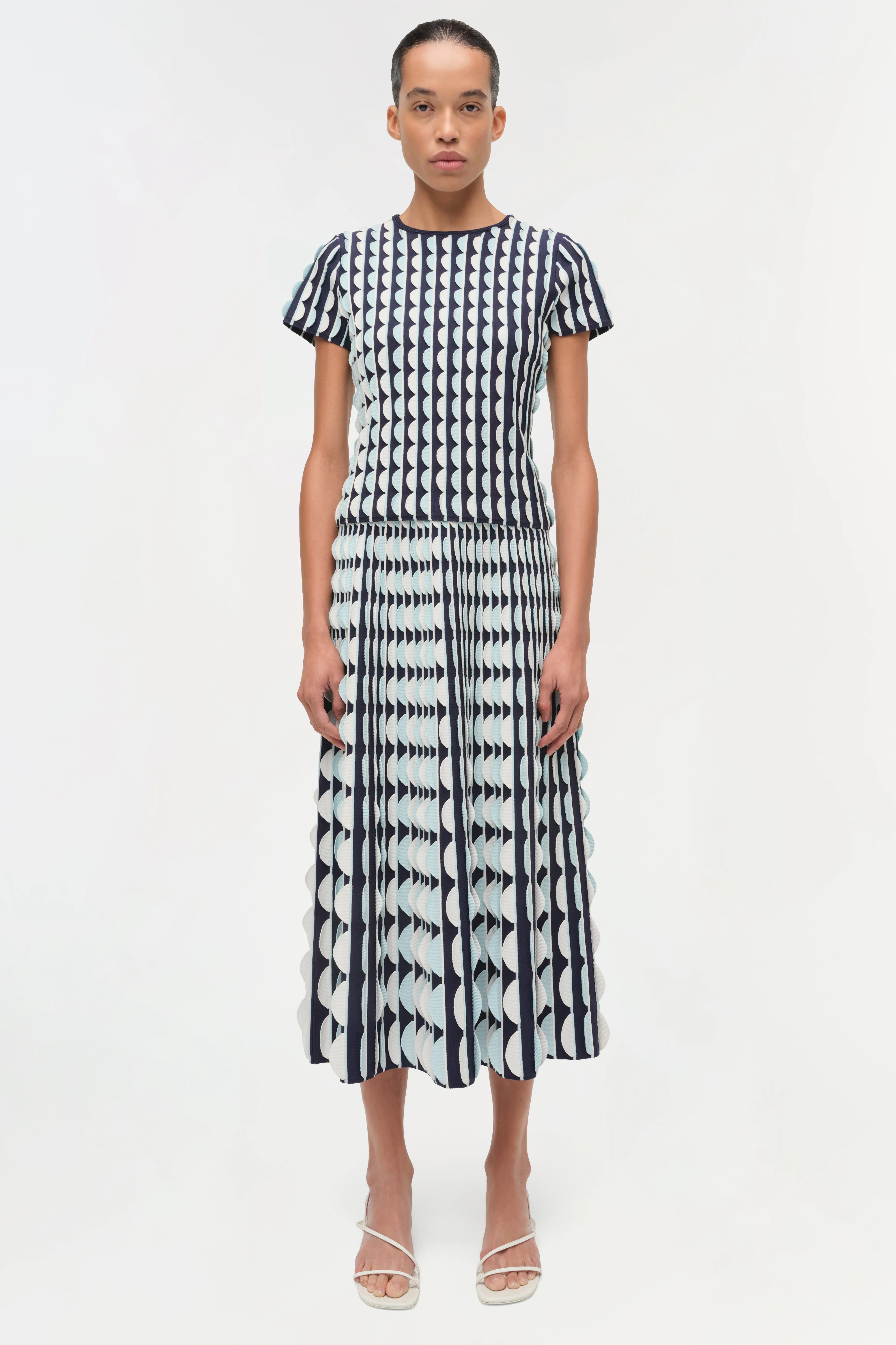 Kendra Scalloped Knit Top - Image 6