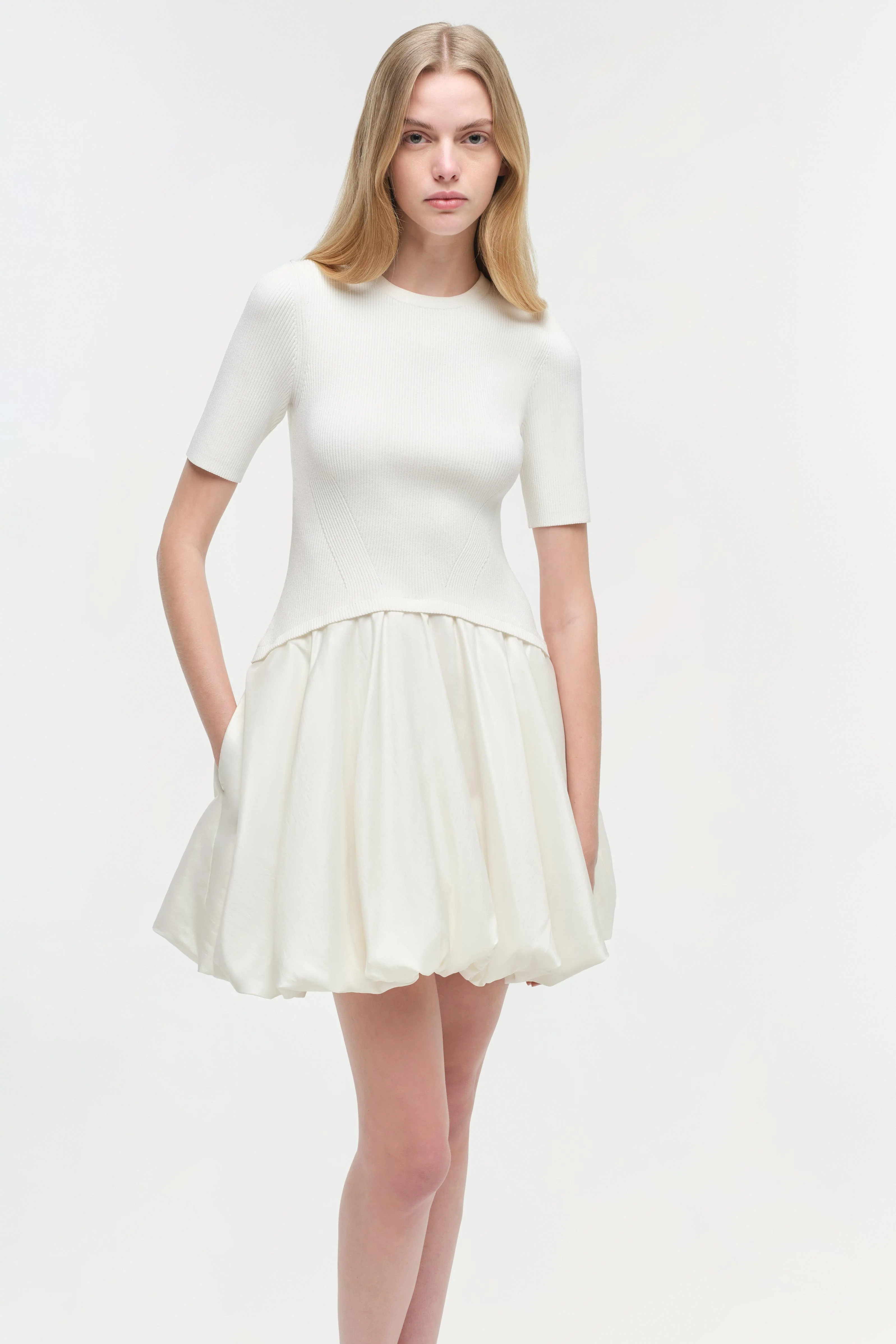 Kenny Combo Mini Dress - Image 3