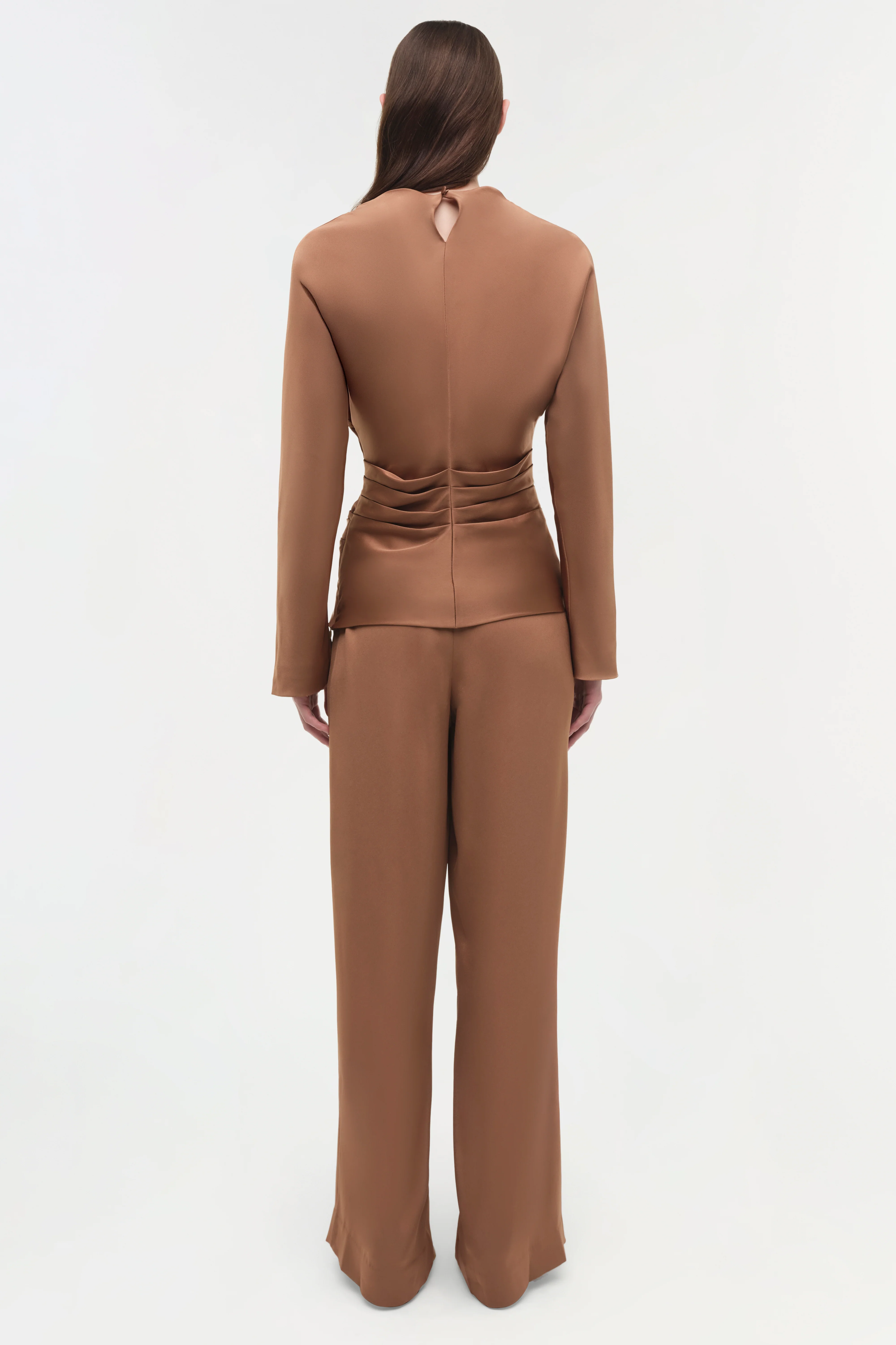 Kyra Satin Wide Leg Pant - Image 6