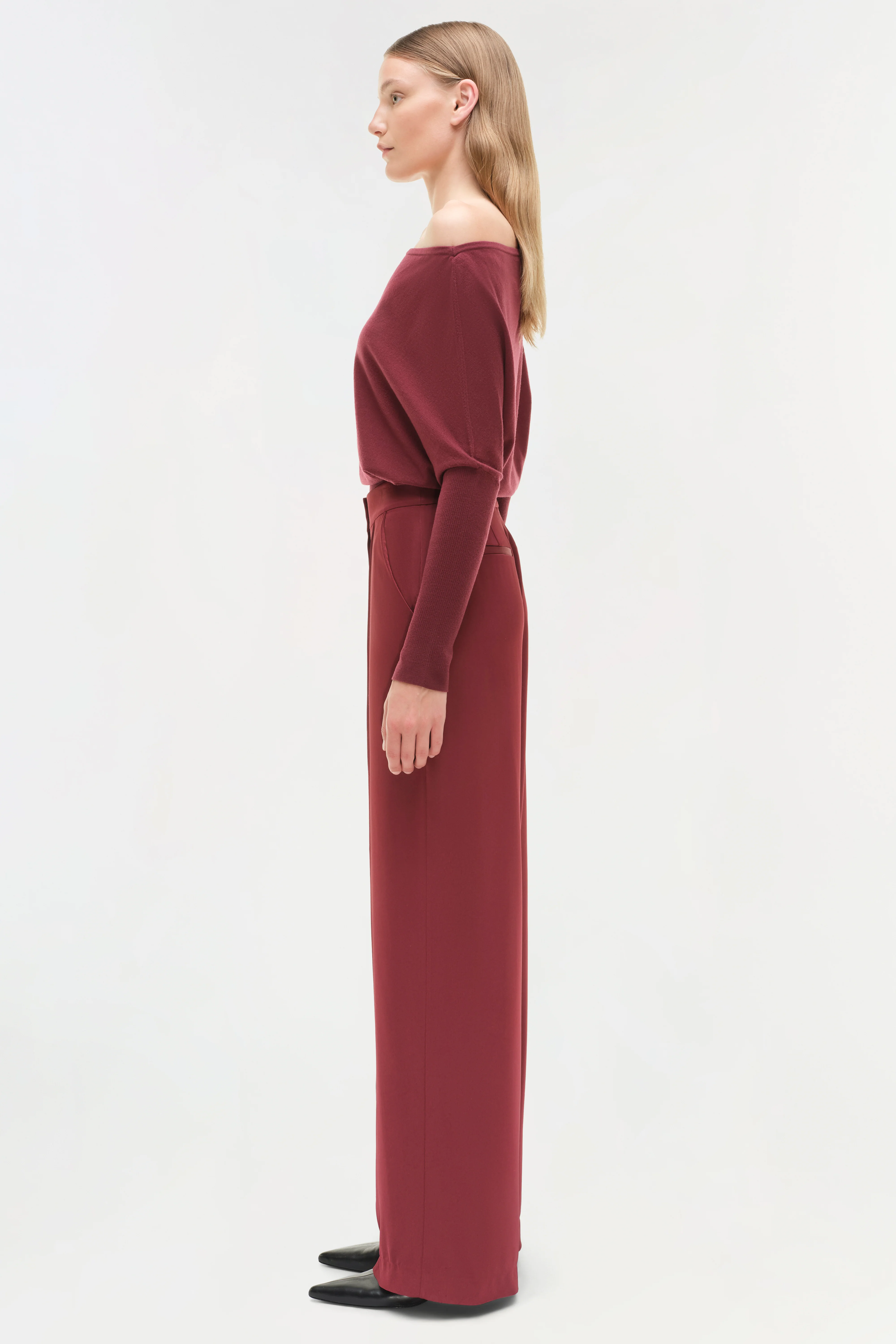 Kyra Satin Wide Leg Pant - Image 4