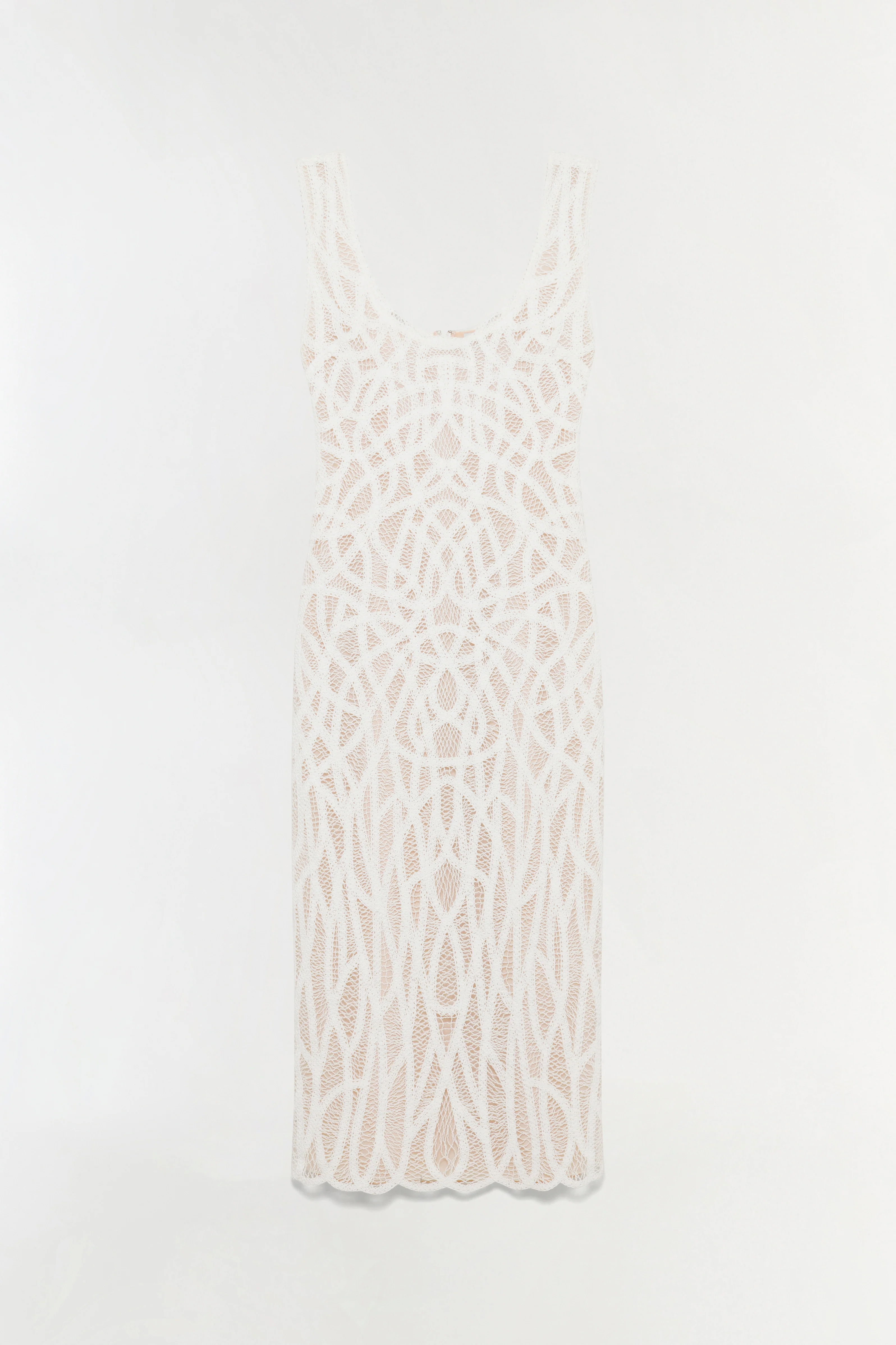 Leonora Macrame Midi Dress