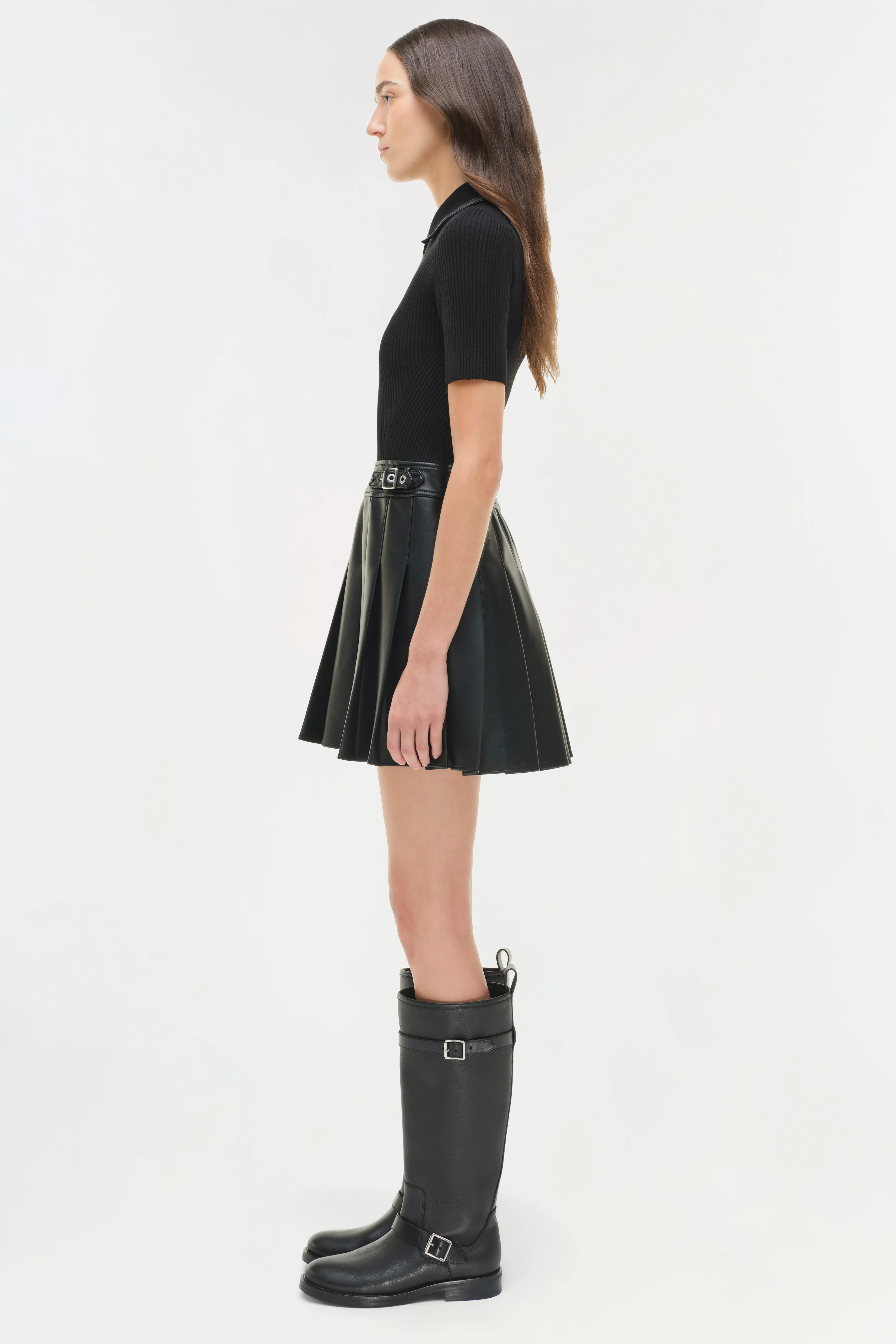 Linnie Knit Combo Mini Dress - Image 4