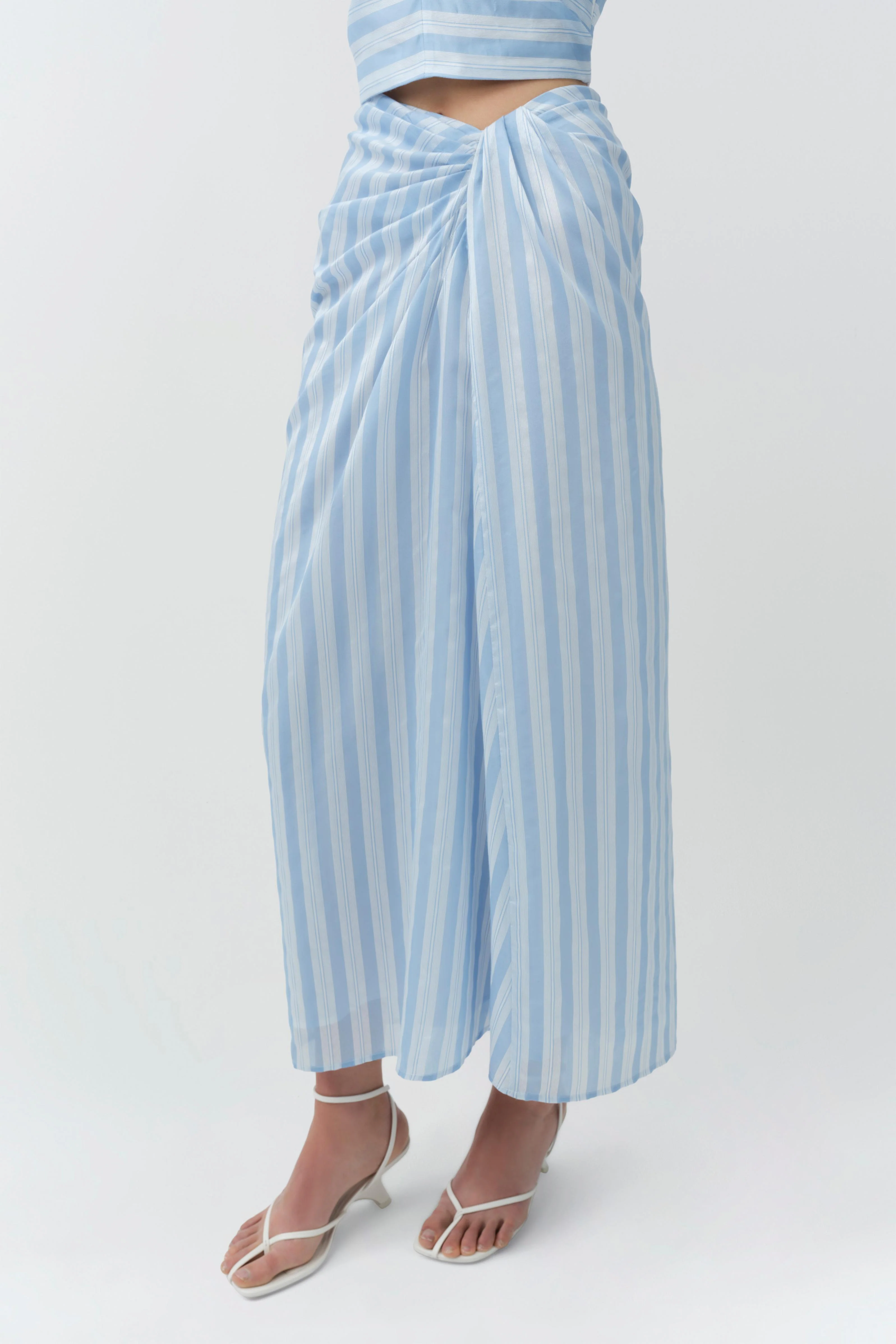 Liorra Draped Midi Skirt - Image 3