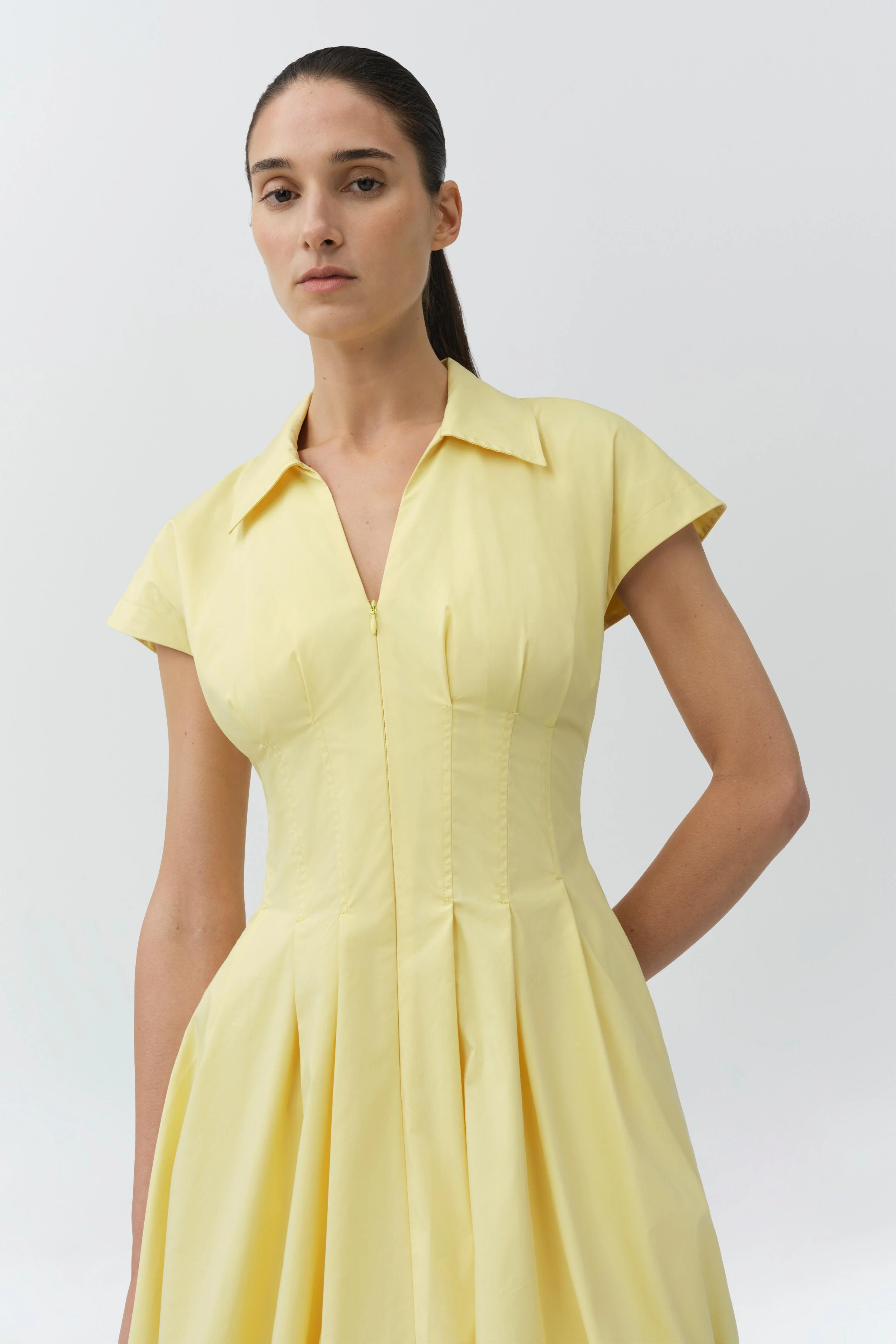 Lirinne Cotton Bubble Mini Dress - Image 3