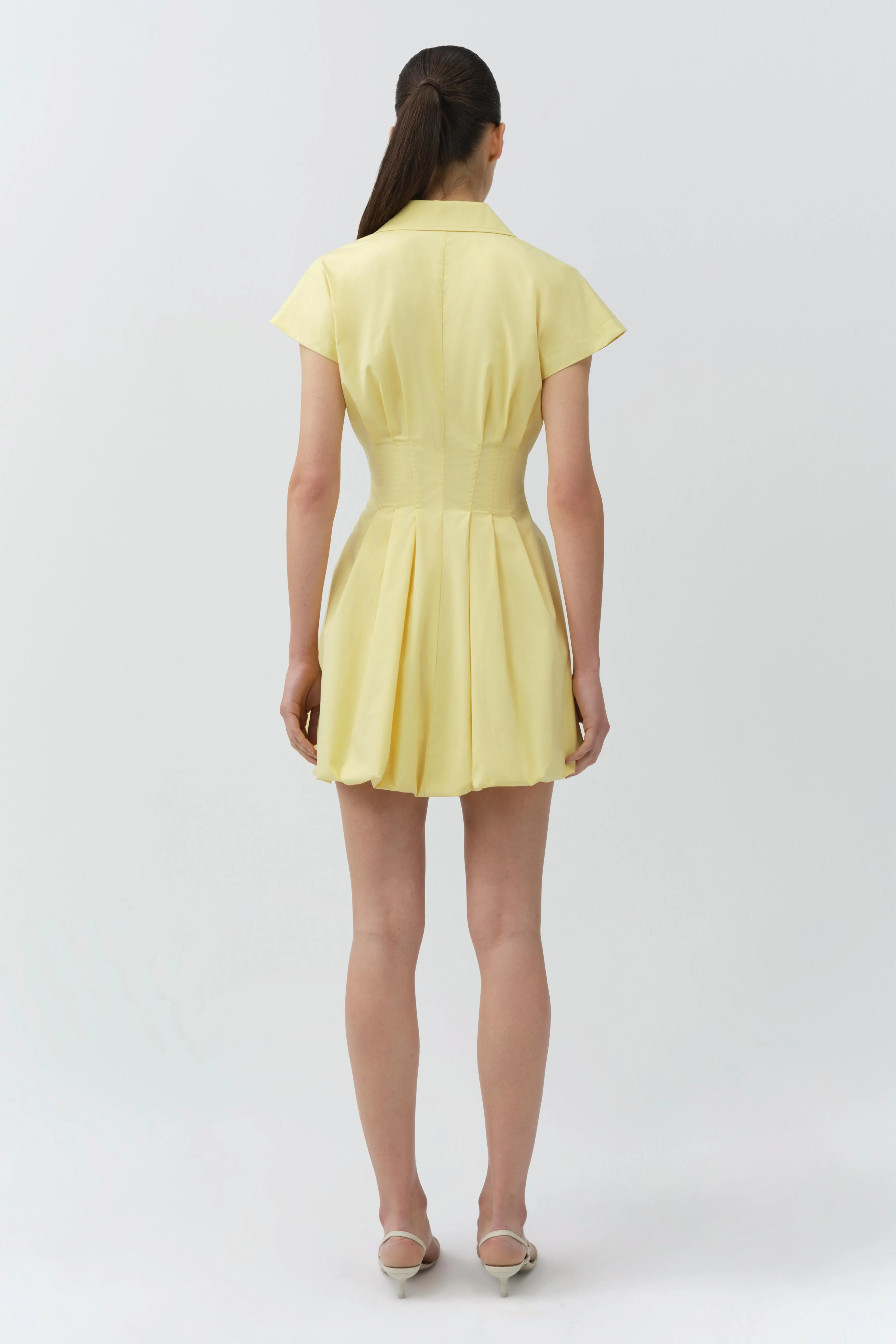 Lirinne Cotton Bubble Mini Dress - Image 4