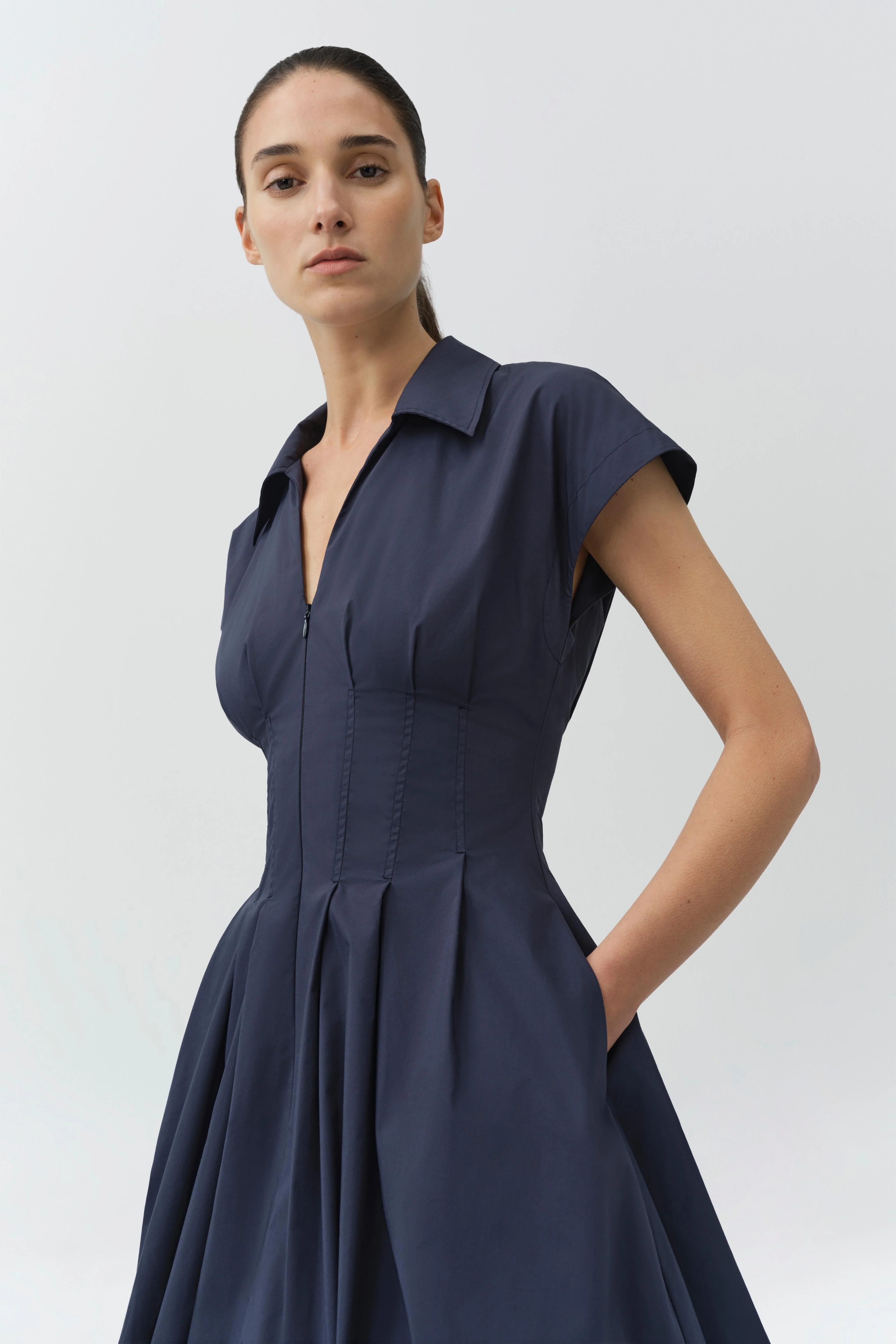 Lirinne Cotton Bubble Mini Dress - Image 3
