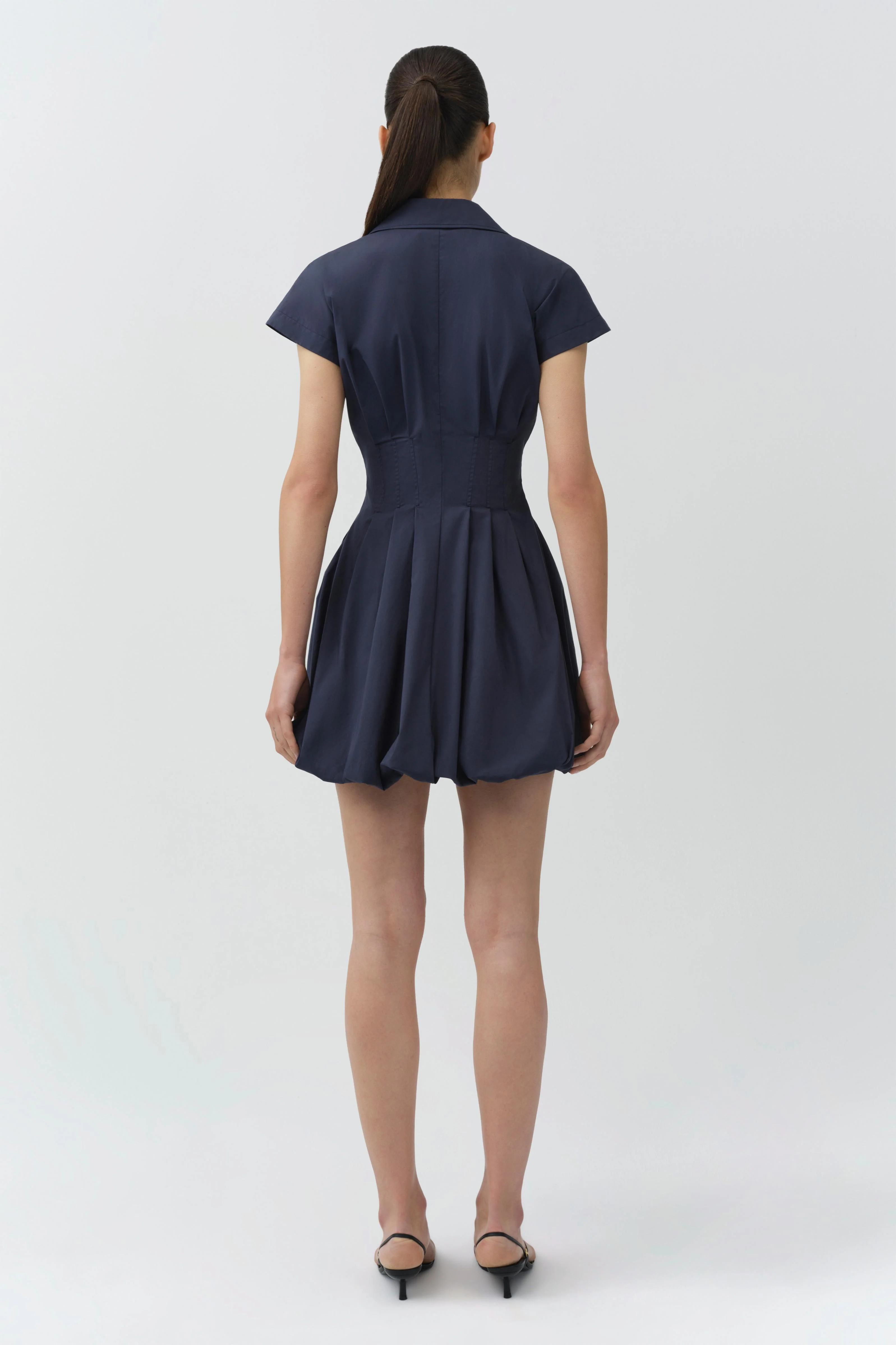 Lirinne Cotton Bubble Mini Dress - Image 4