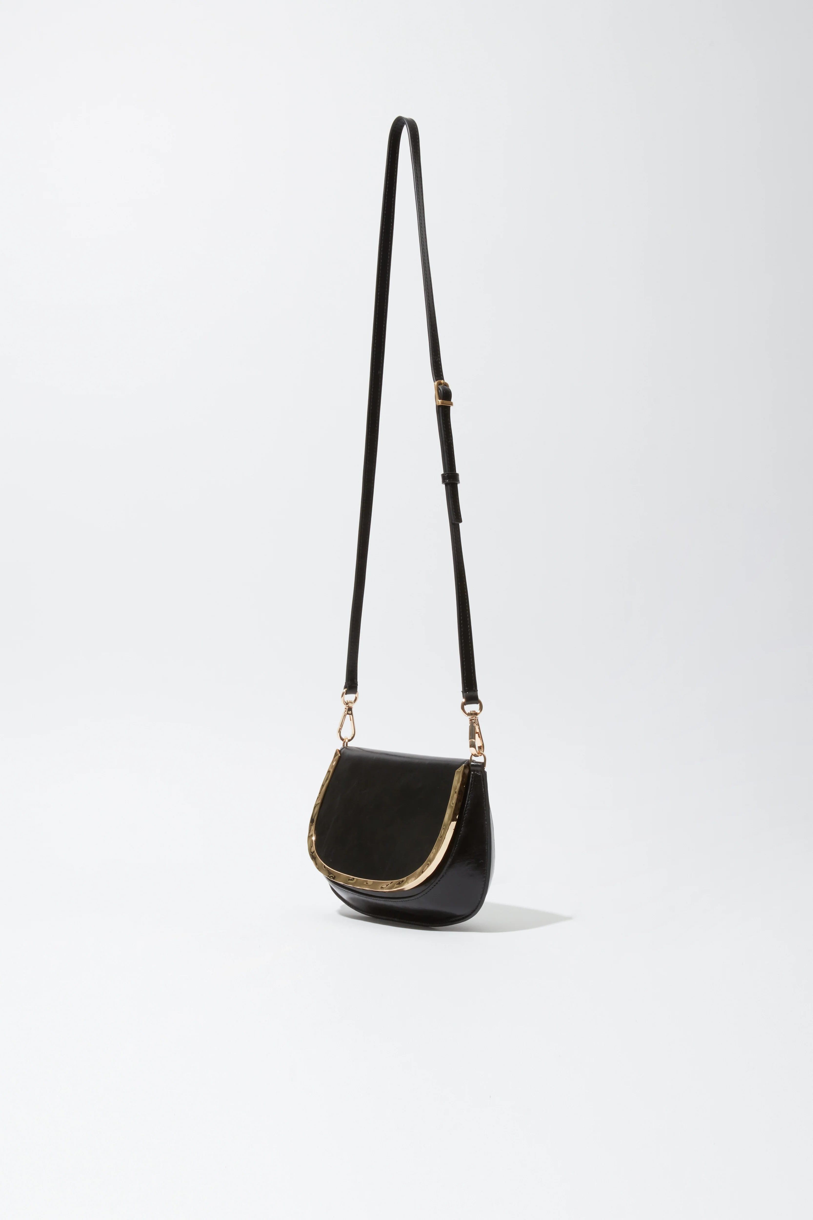 Logan Shiny Leather Crossbody - Image 3
