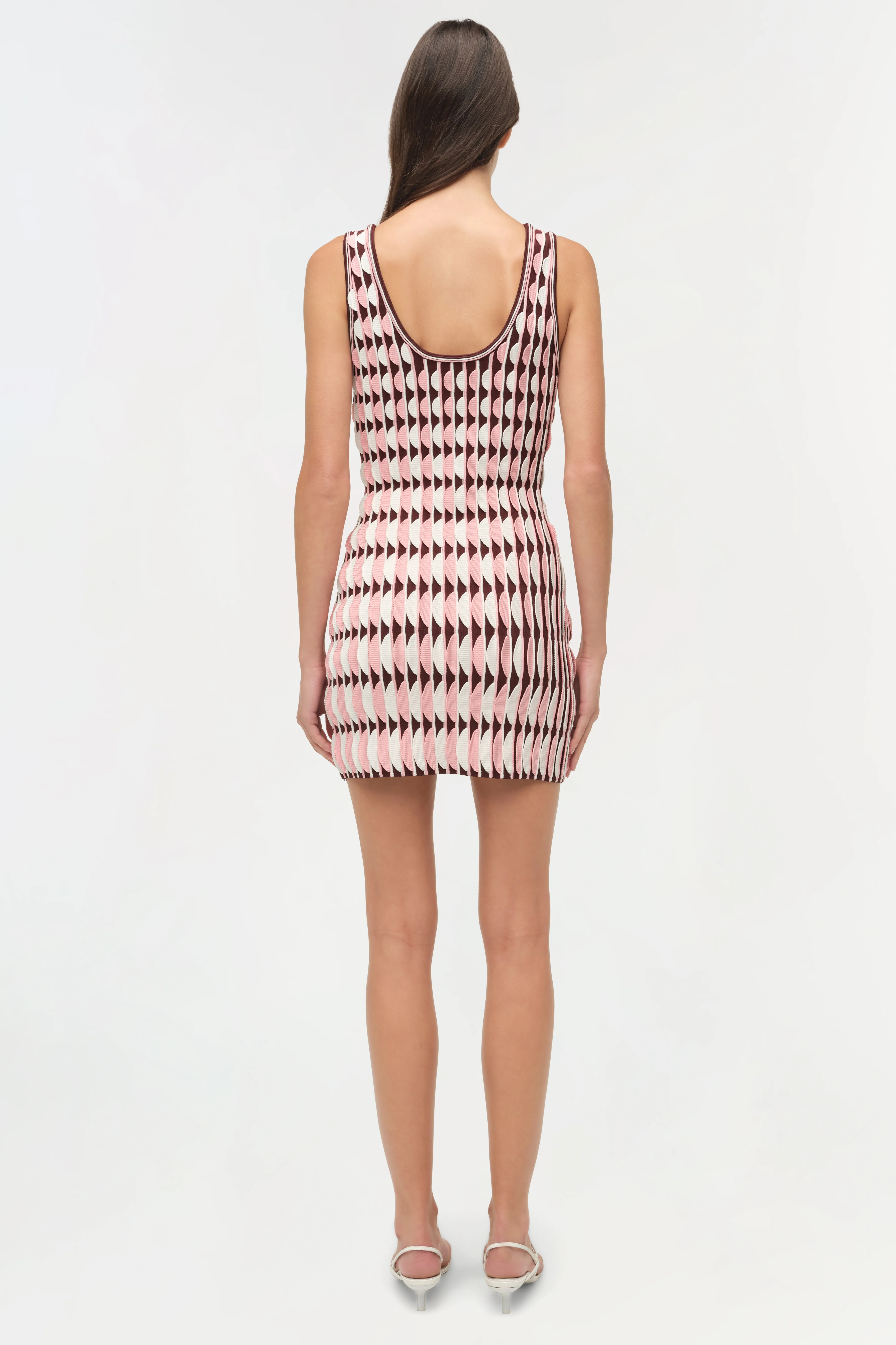 Lorien Scalloped Knit Mini Dress - Image 5