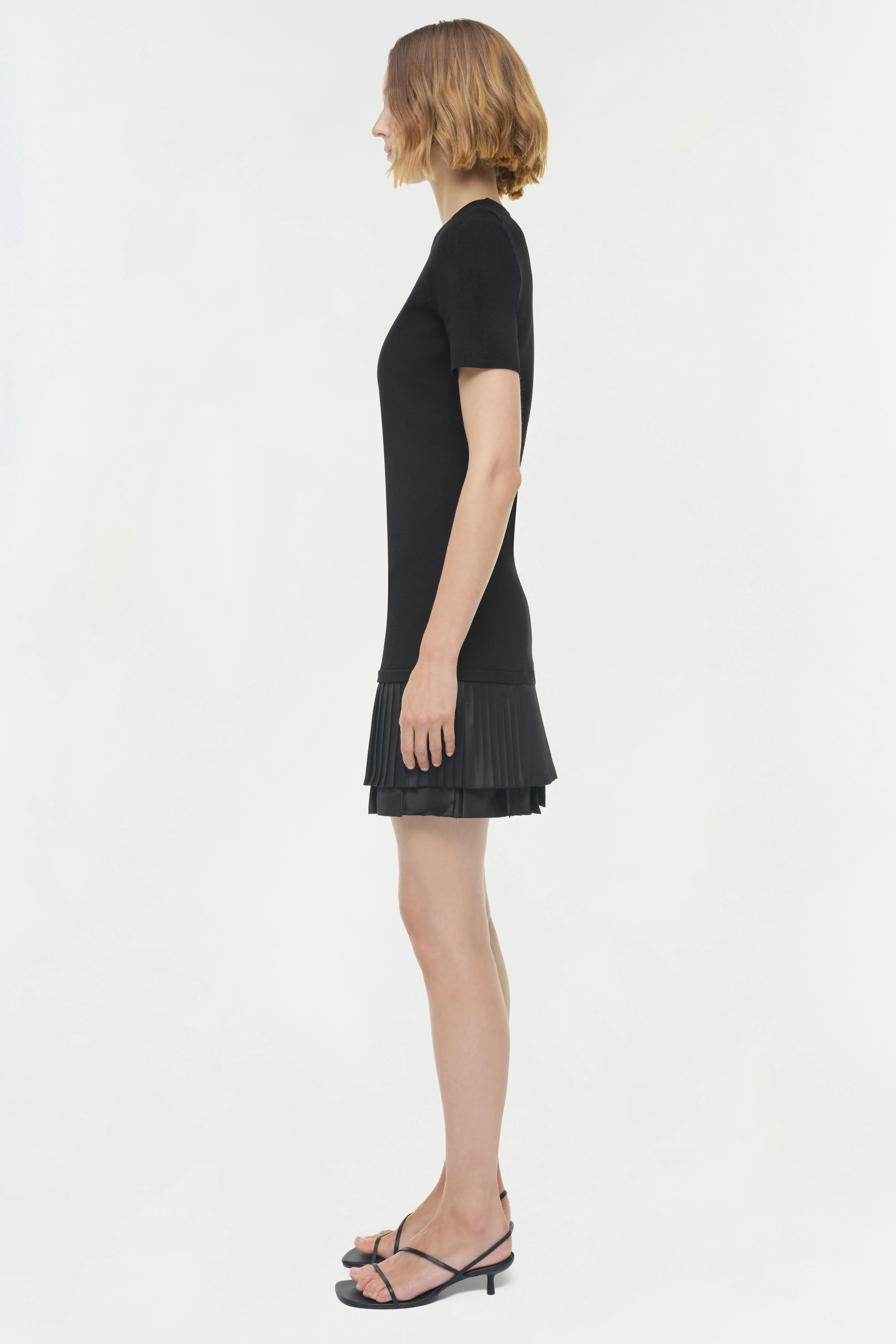 Lorin Taffeta Knit Midi Dress - Image 4
