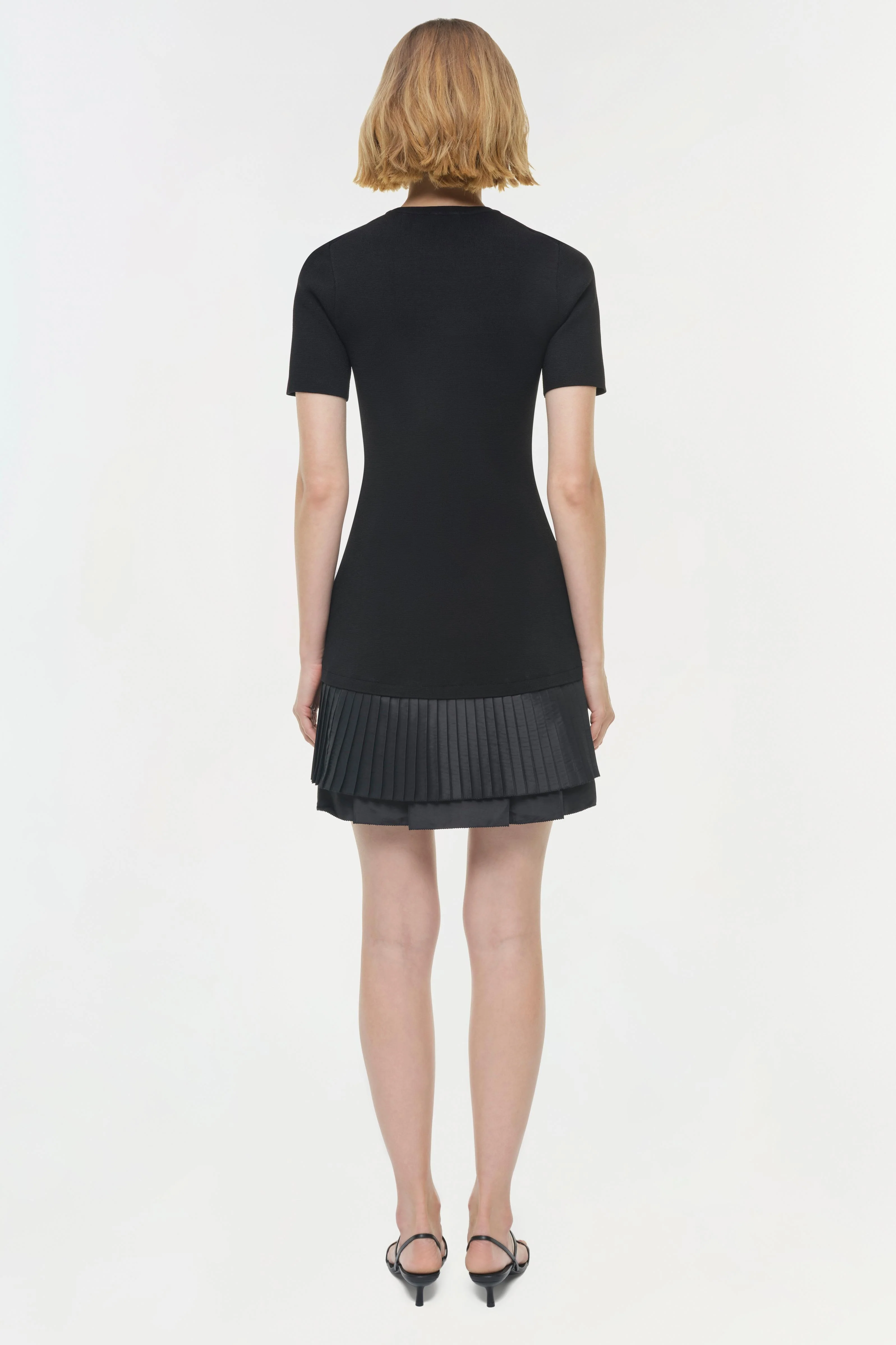 Lorin Taffeta Knit Midi Dress - Image 5