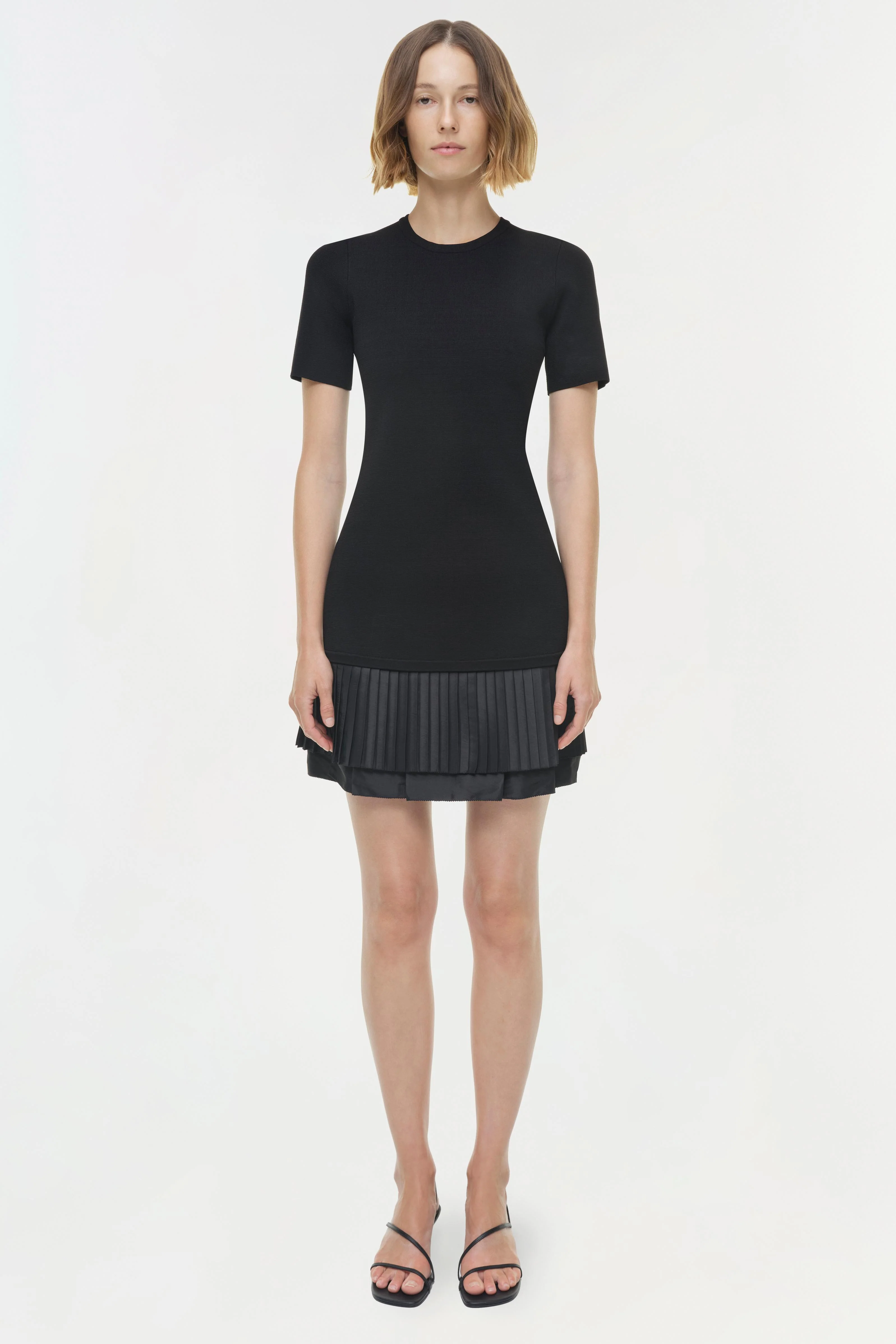 Lorin Taffeta Knit Midi Dress - Image 6