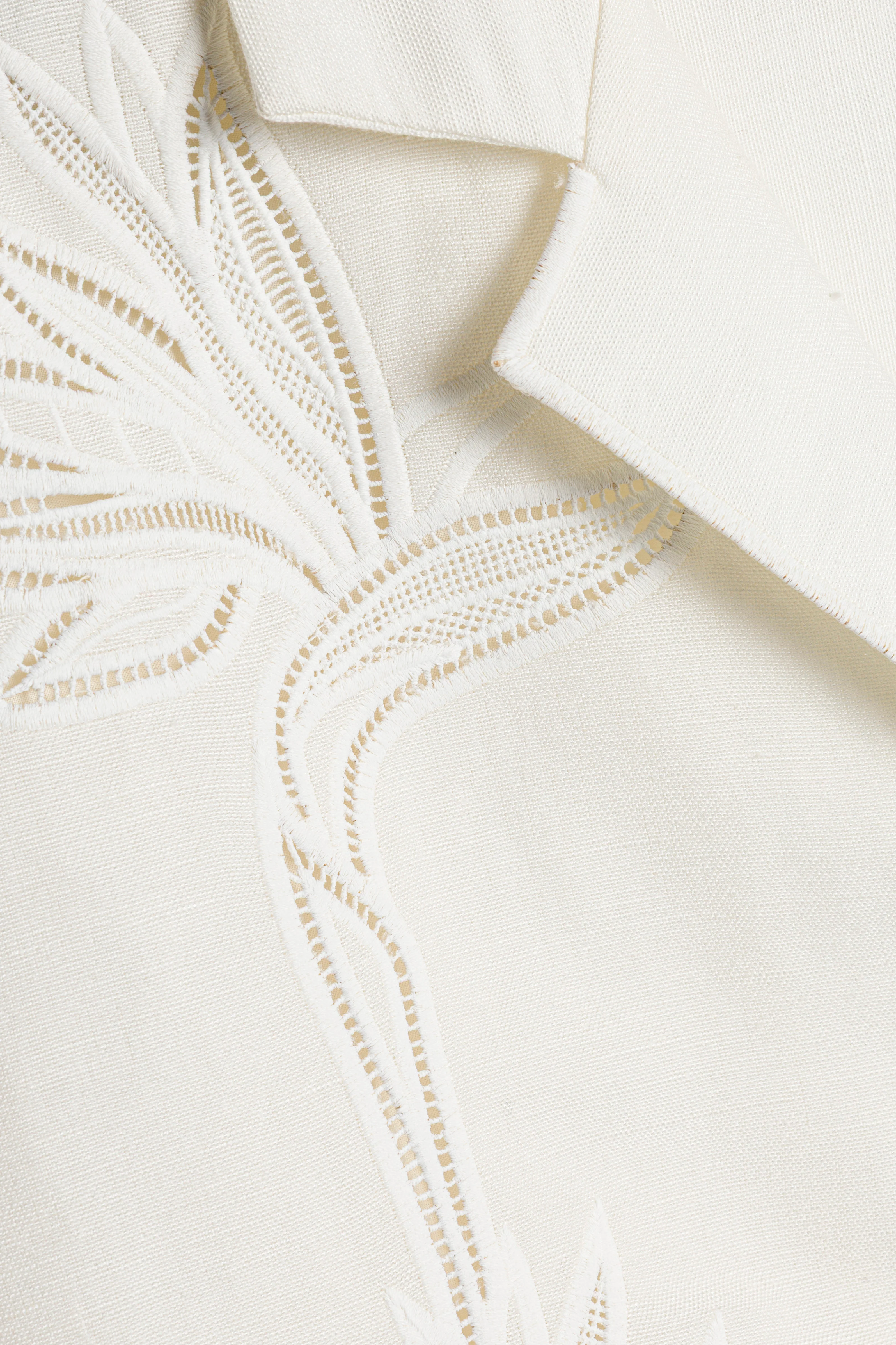 Louisa Embroidered Camp Shirt - Image 7