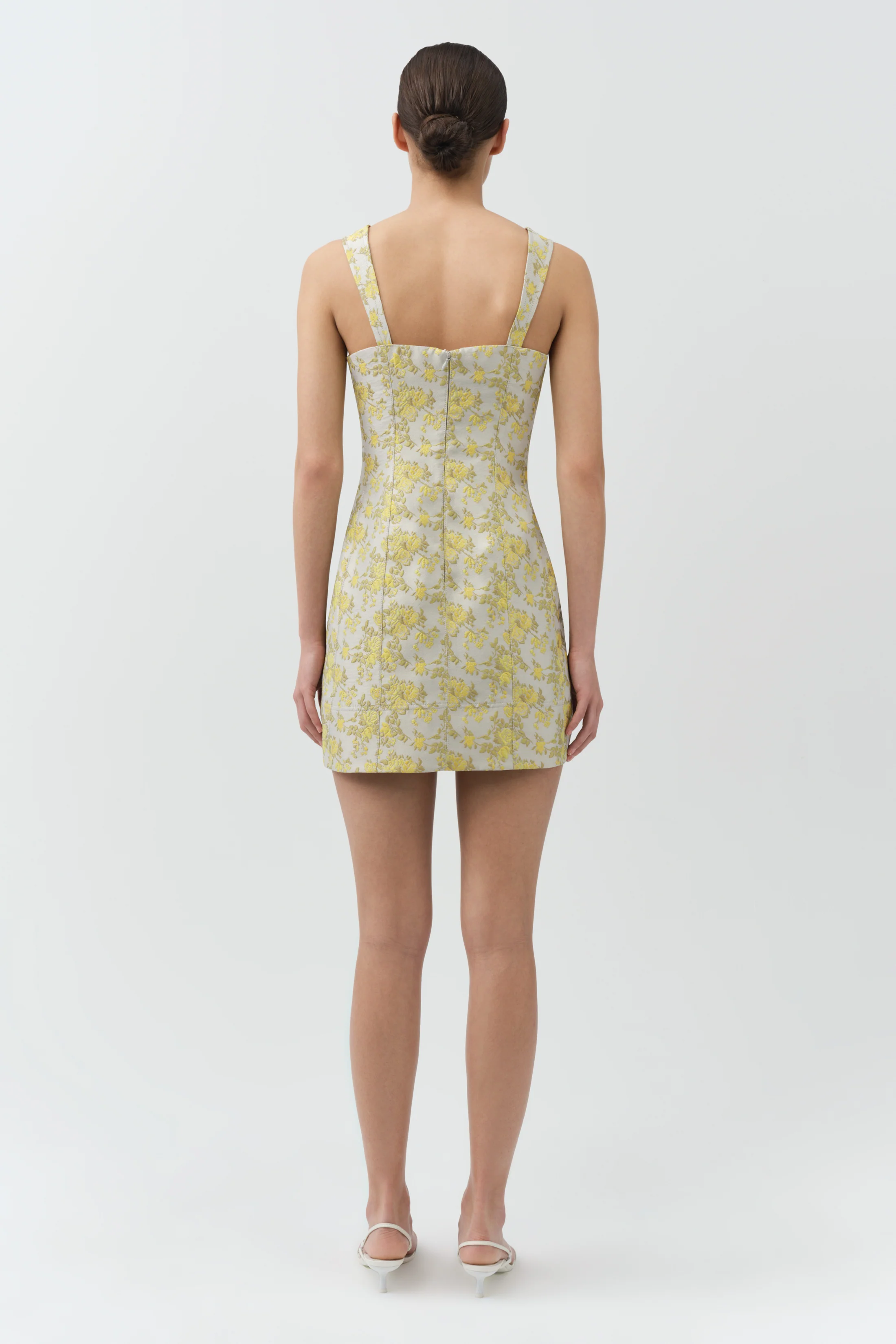 Lydia Jacquard Mini Dress - Image 4