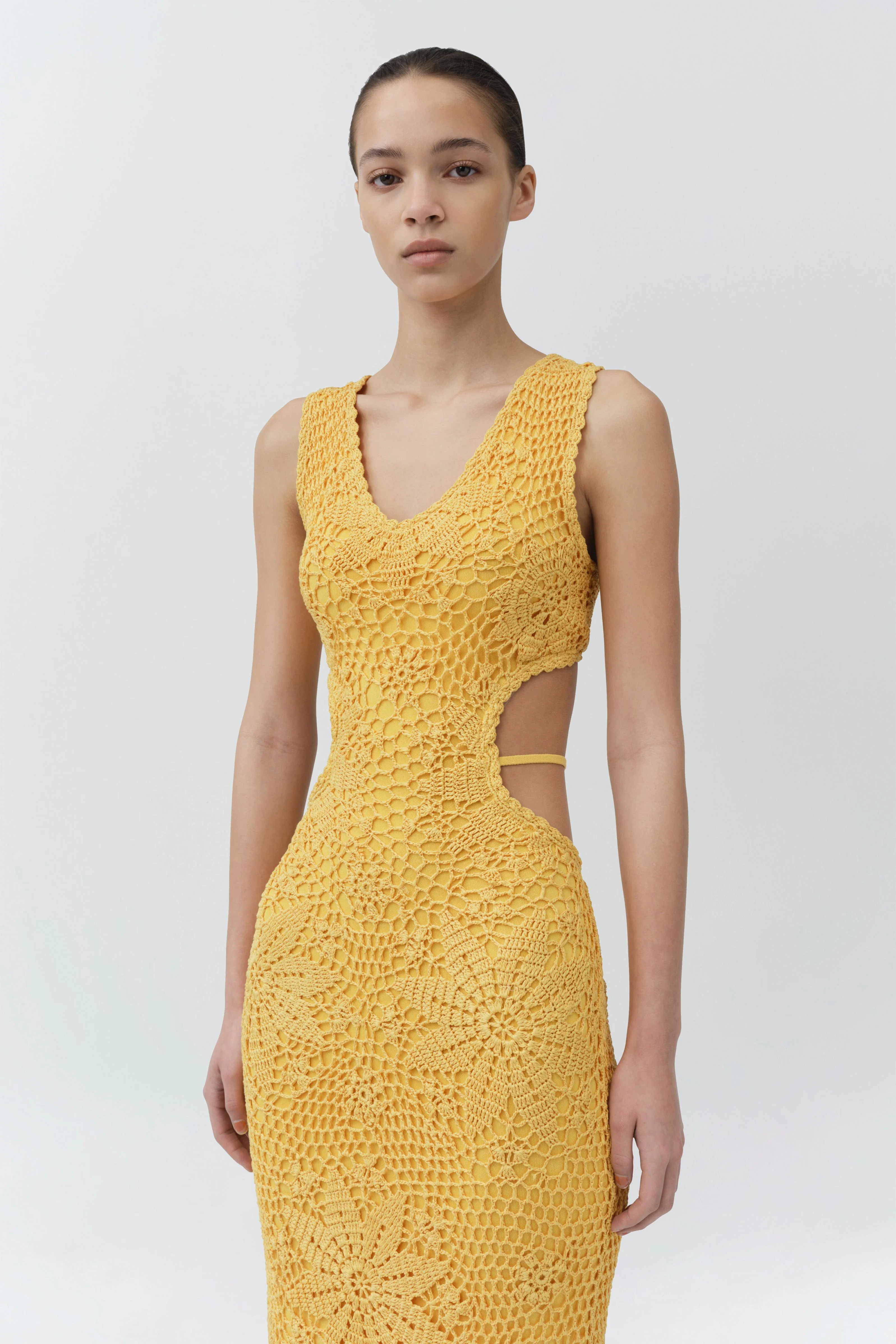 Lyla Crochet Midi Dress - Image 3