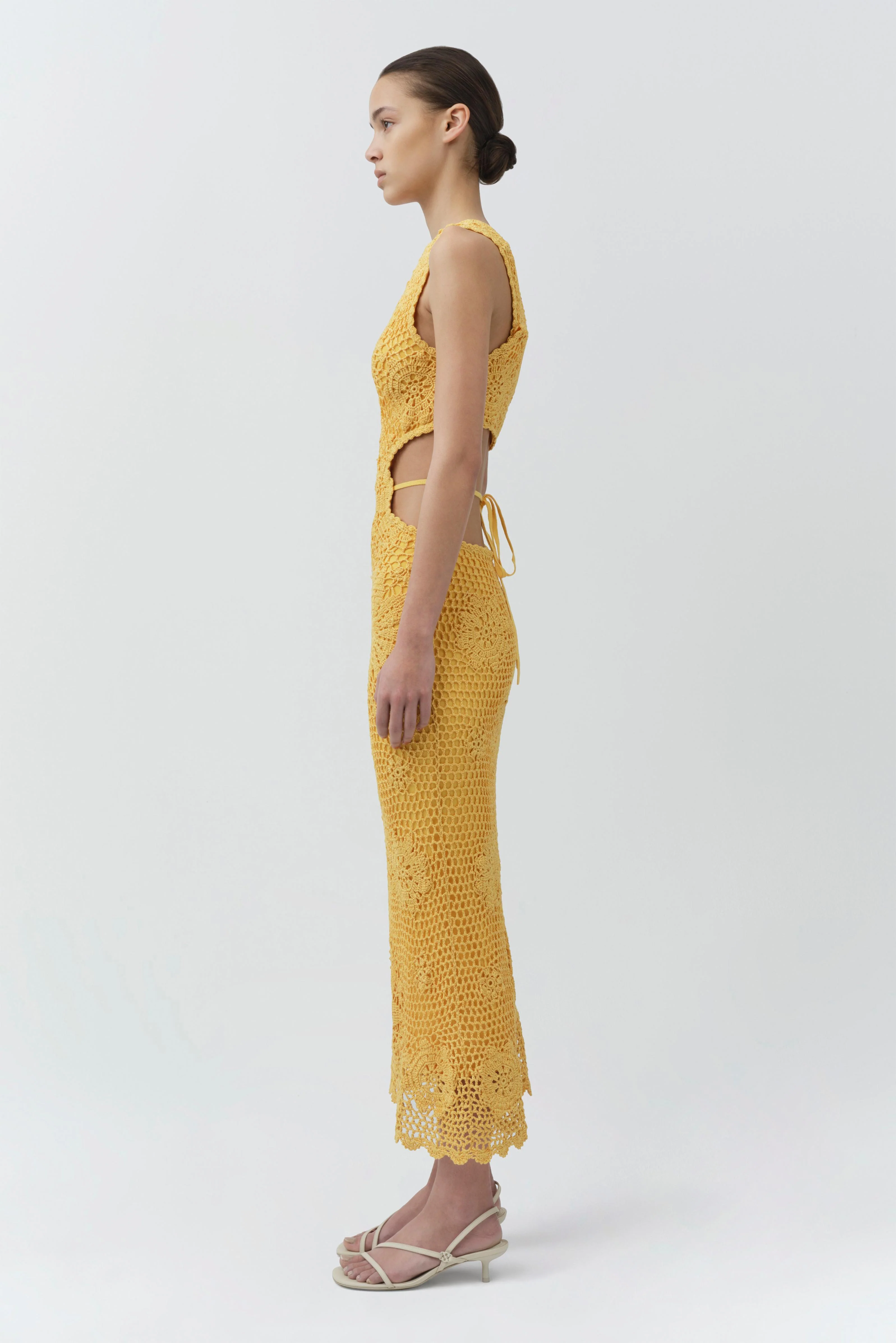 Lyla Crochet Midi Dress - Image 4