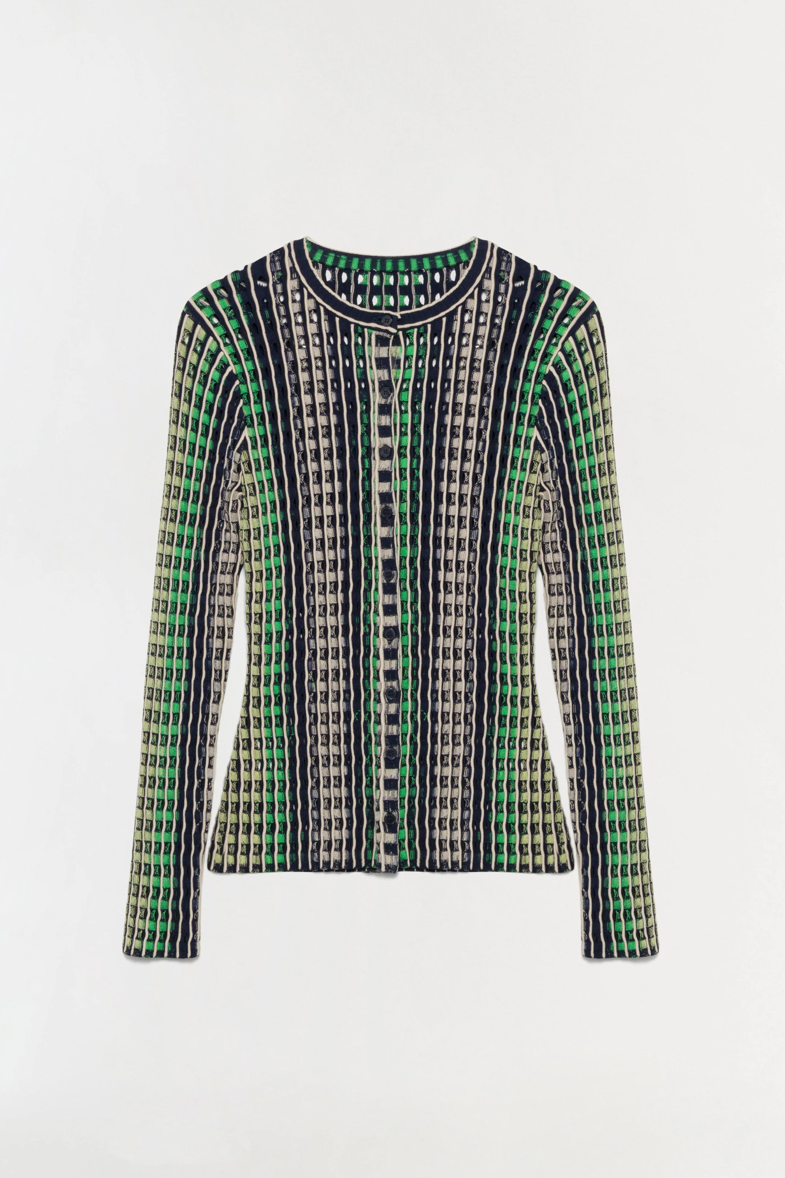 Mabel Eyelet Knit Cardigan