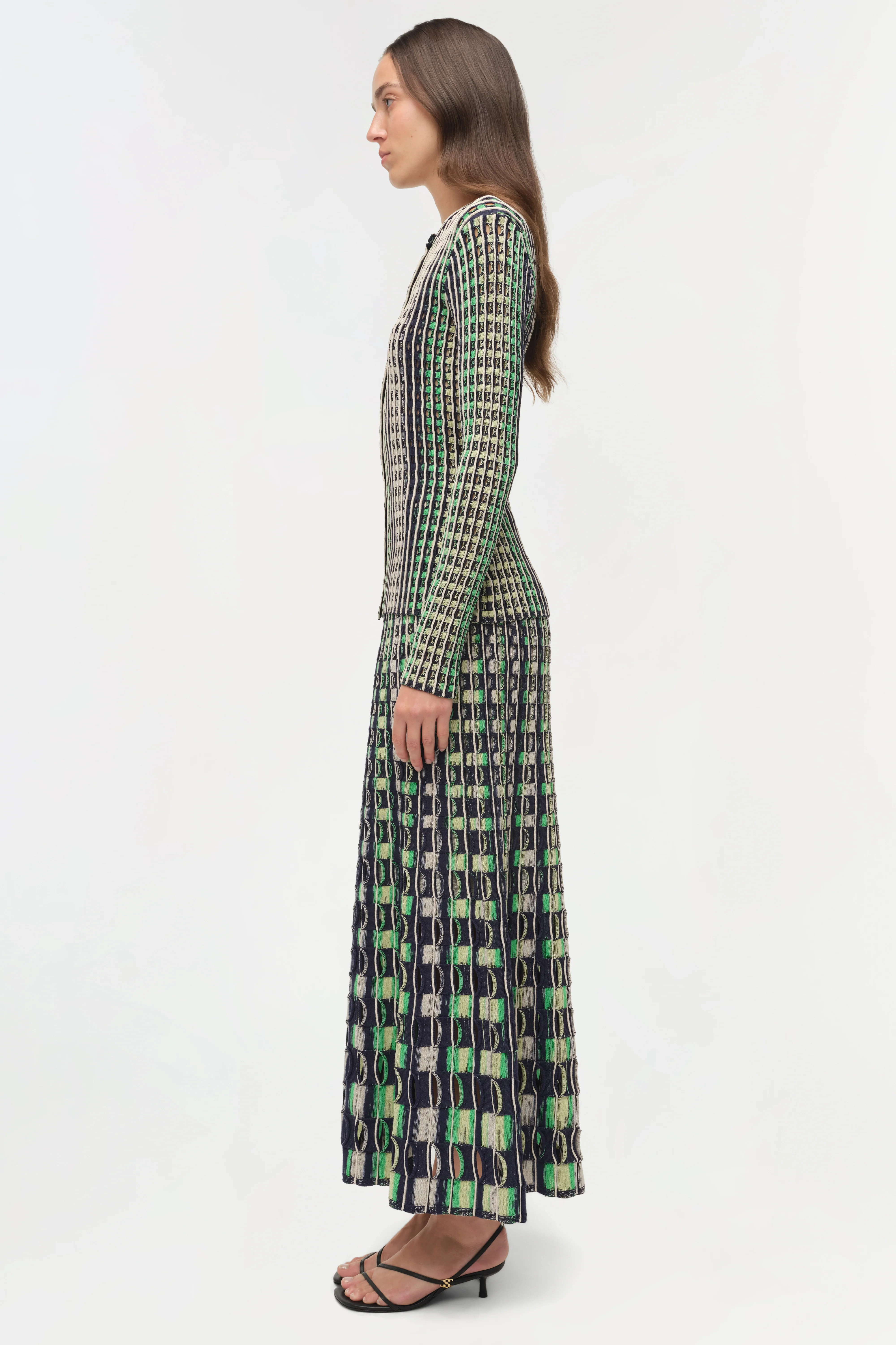 Mabel Eyelet Knit Cardigan - Image 5