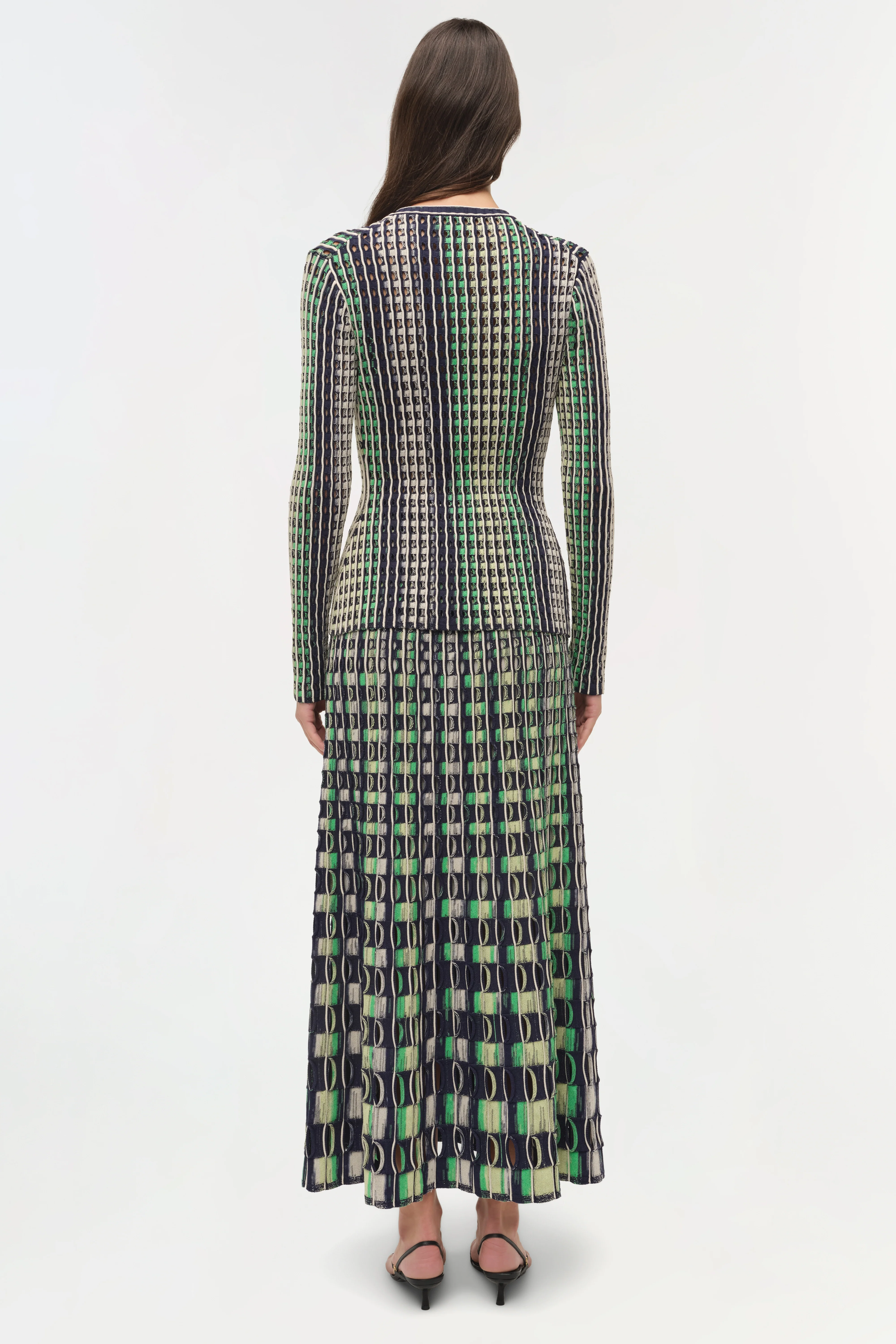 Mabel Eyelet Knit Cardigan - Image 6
