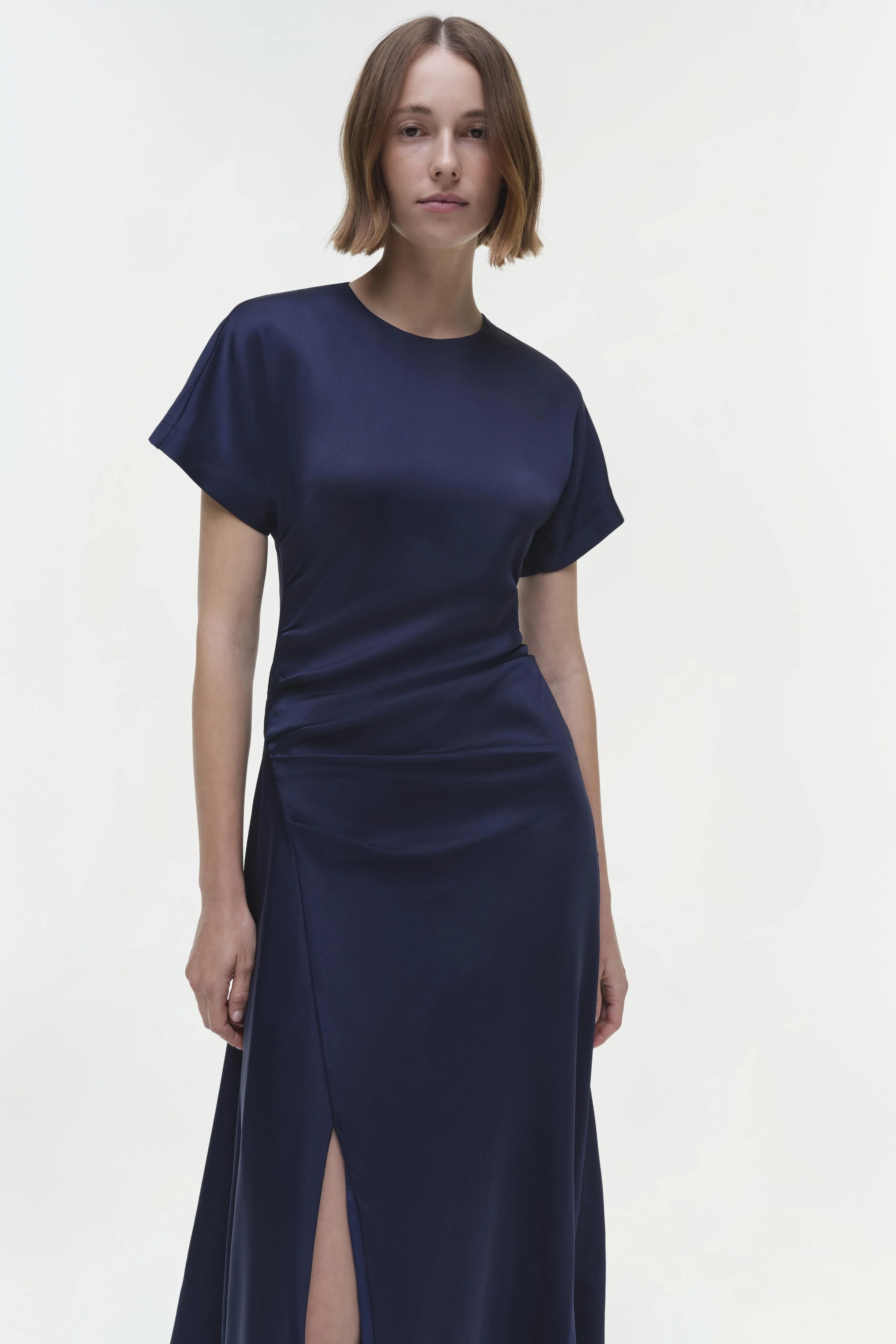 Marabella Satin Midi Dress - Image 3