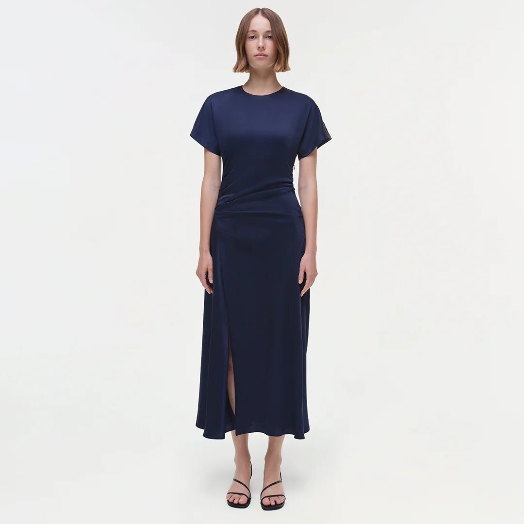 Marabella Satin Midi Dress - Image 7