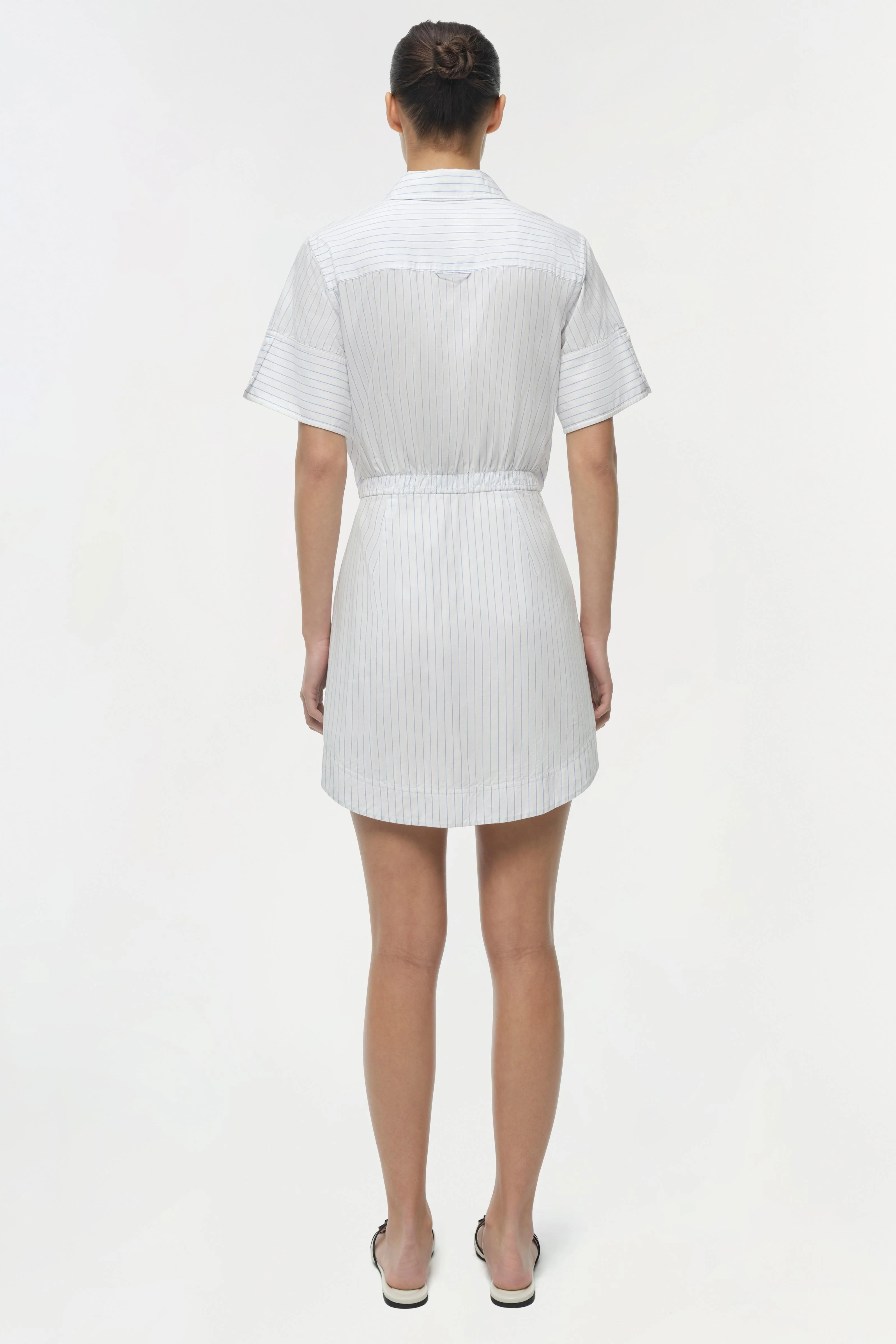 Marcy Cotton Mini Shirt Dress - Image 5
