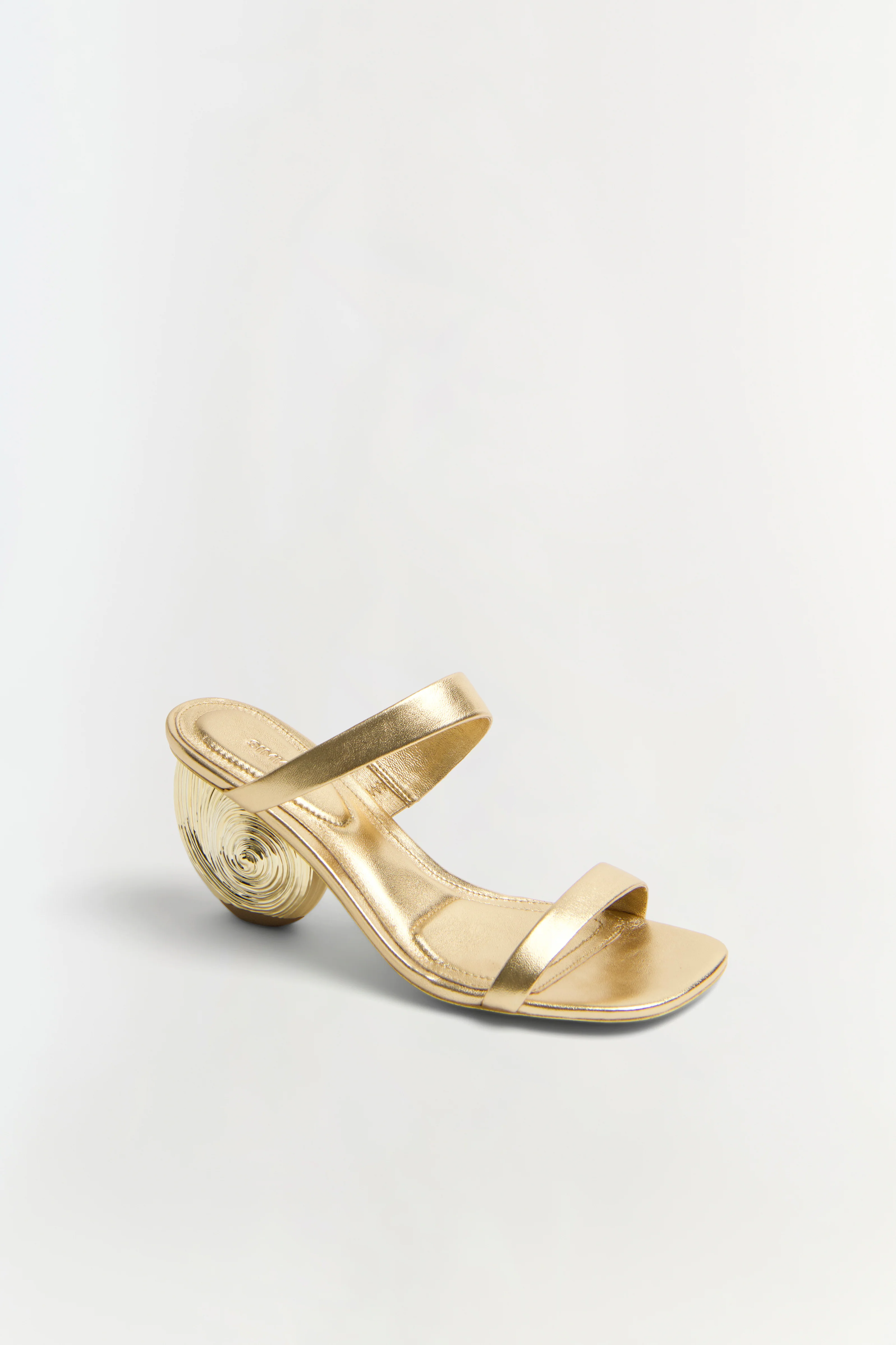 Marion Metallic Leather Shell Heel - Image 3