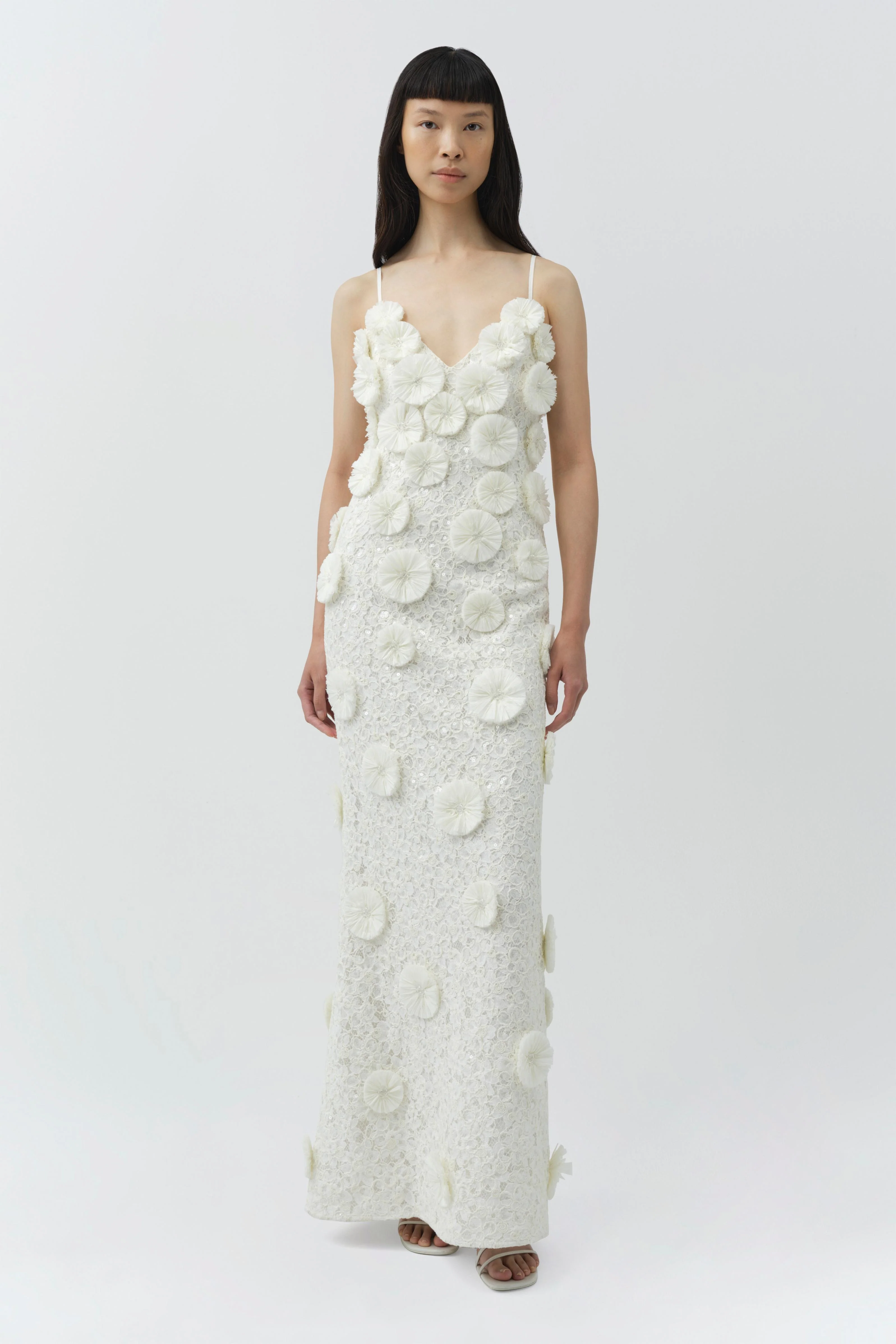 Maven Floral Raffia Gown - Image 2