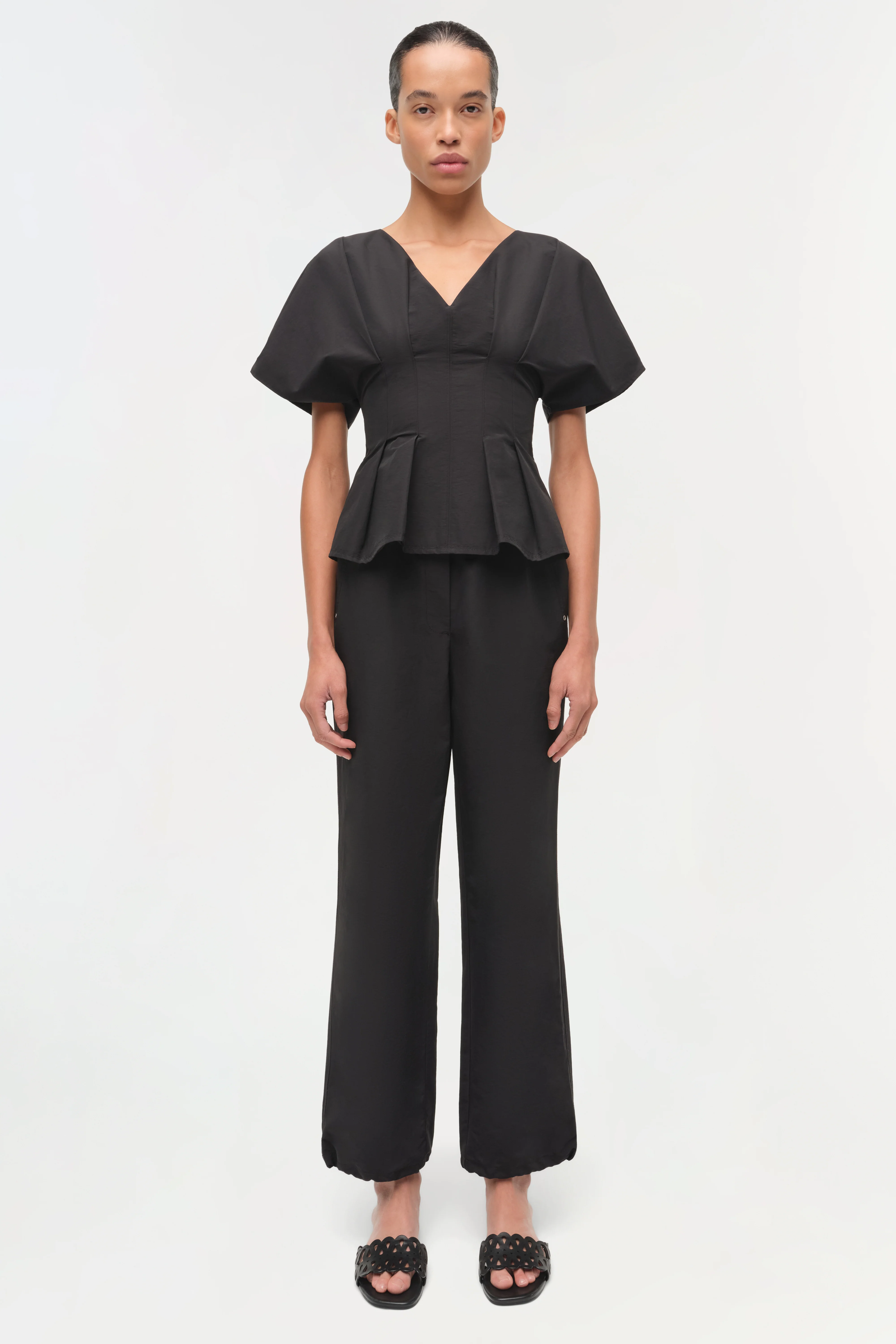 Mavrick Cotton Faille Pull On Pant - Image 2