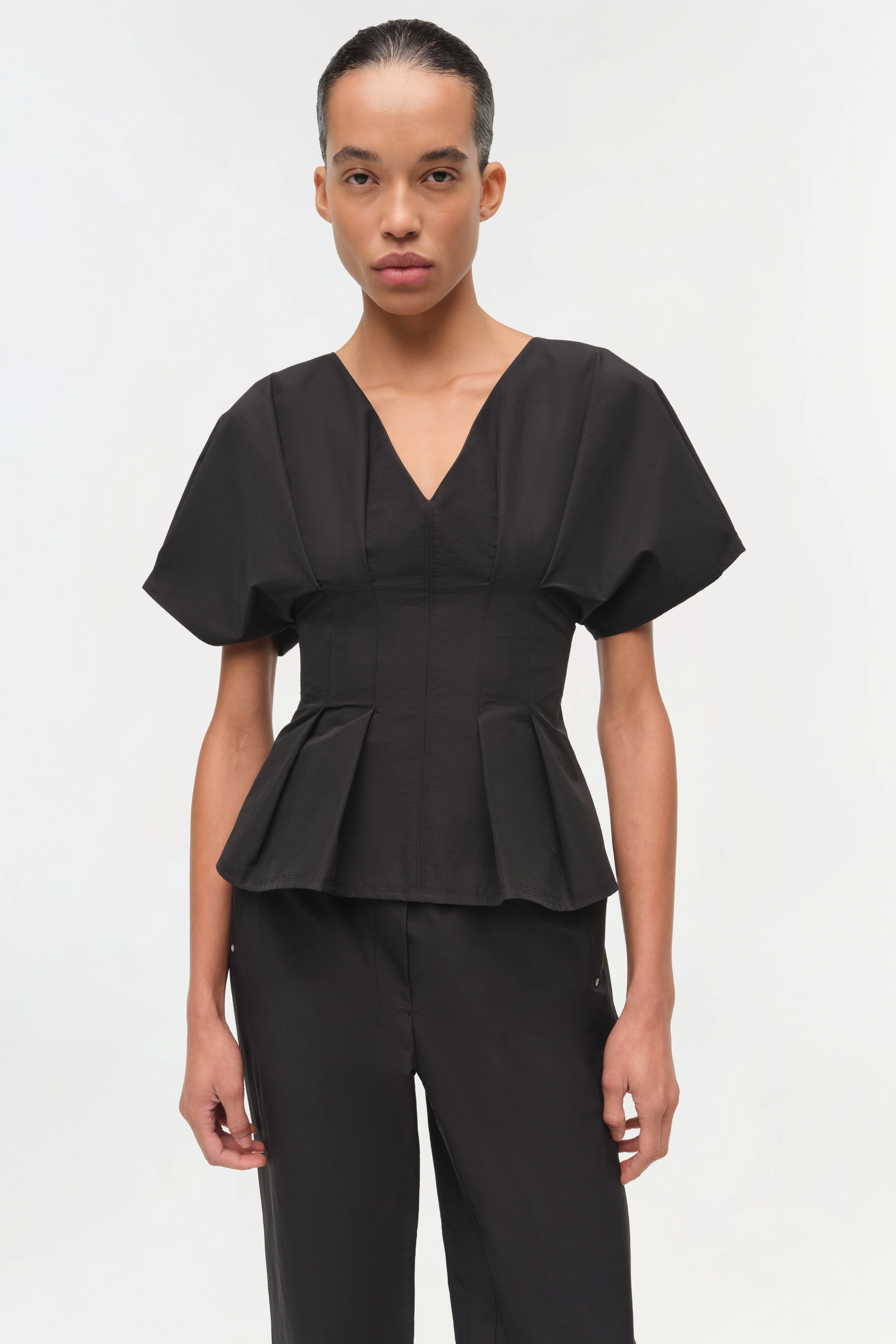 Mavrick Cotton Faille Pull On Pant - Image 4