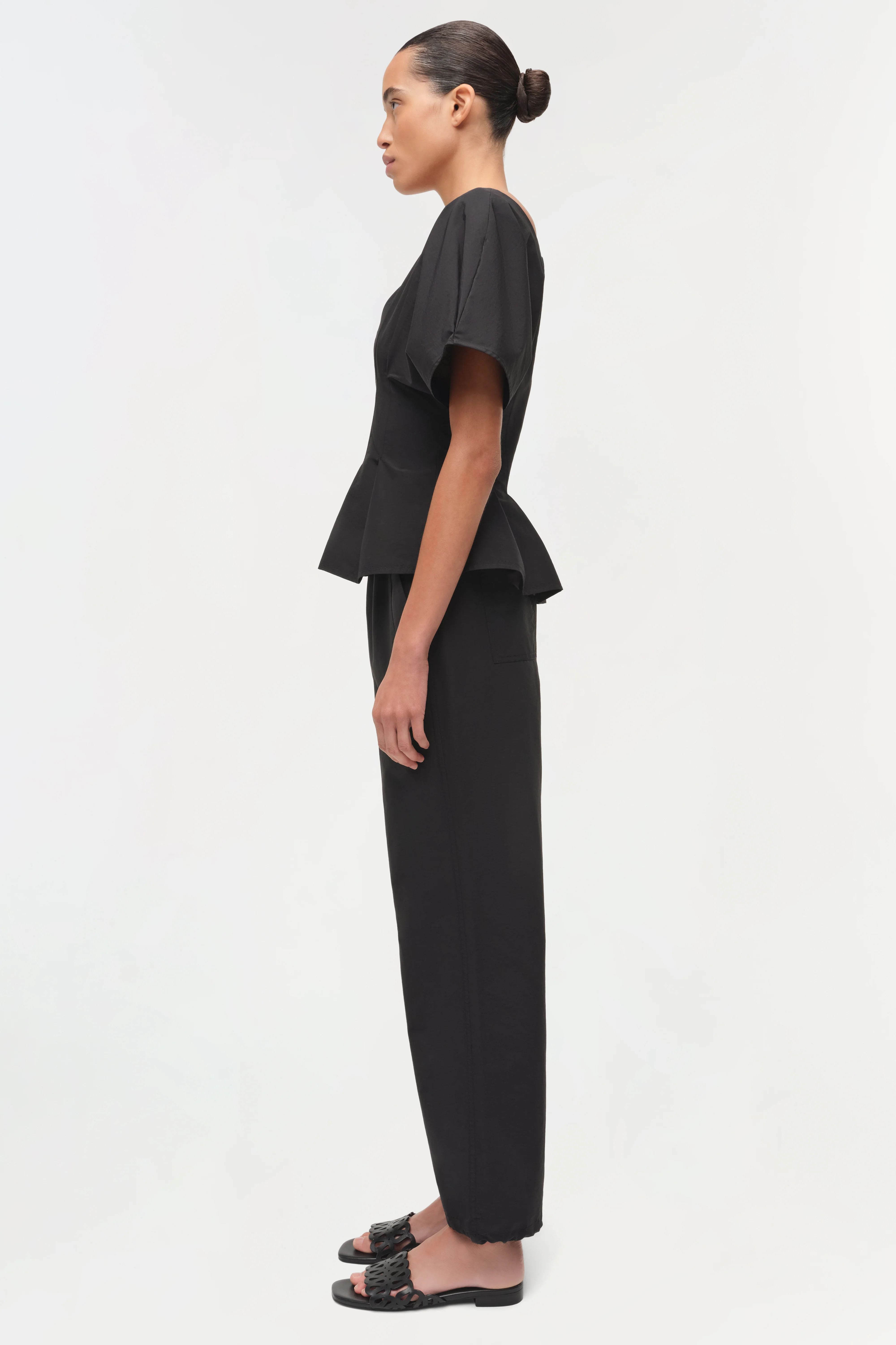 Mavrick Cotton Faille Pull On Pant - Image 5