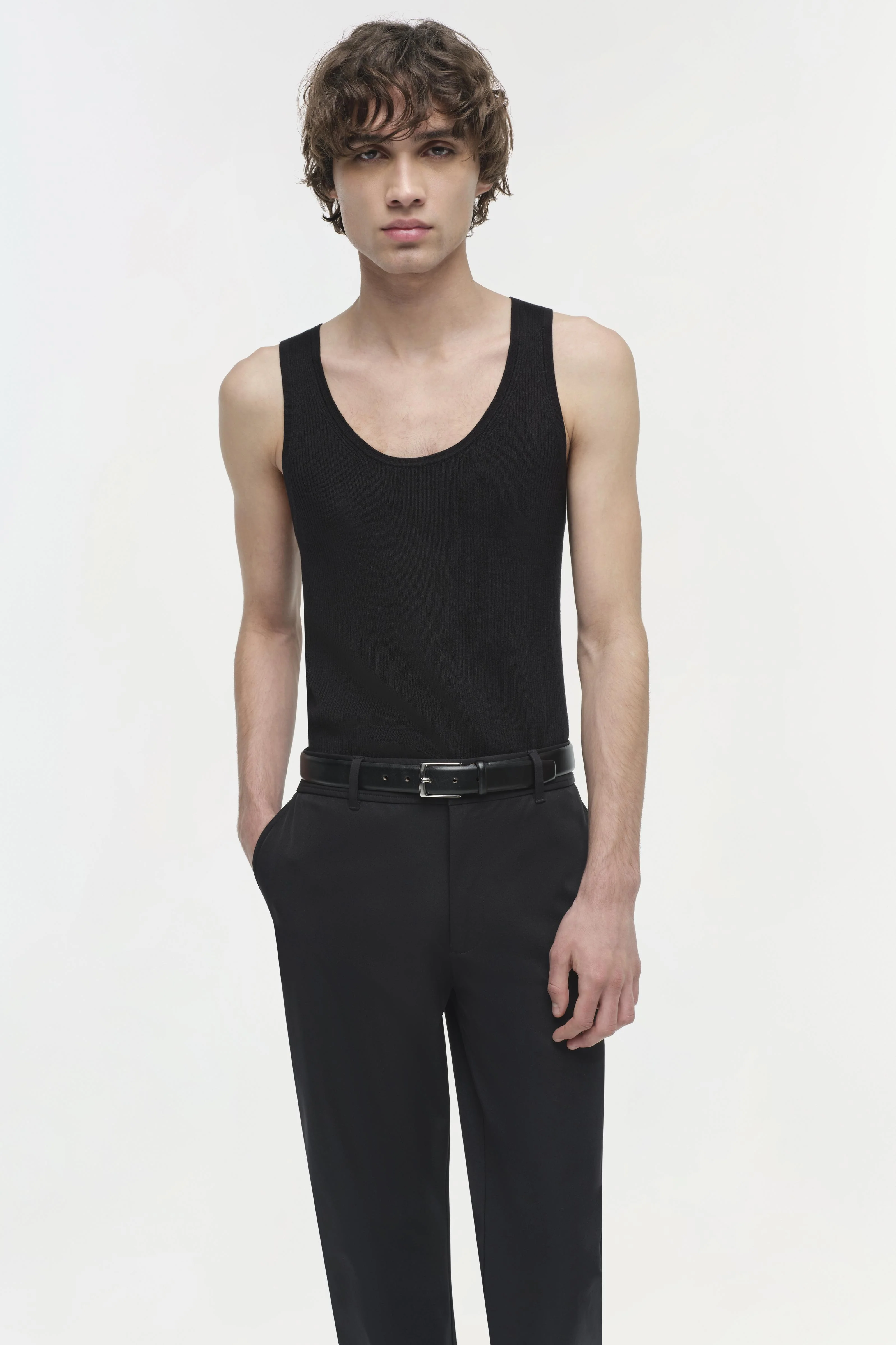 Idris Silk Linen Tank - Image 3