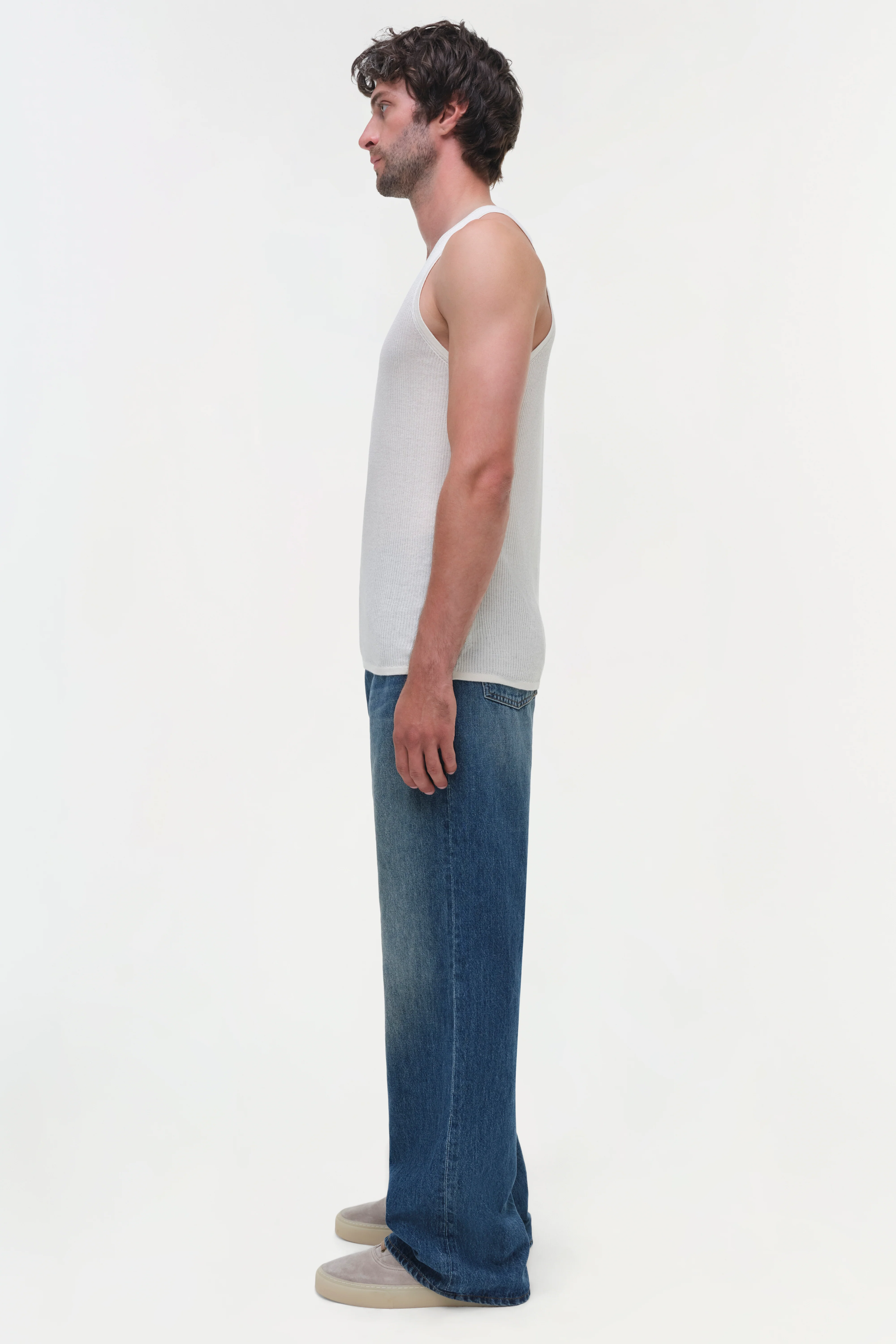 Idris Silk Linen Tank - Image 4