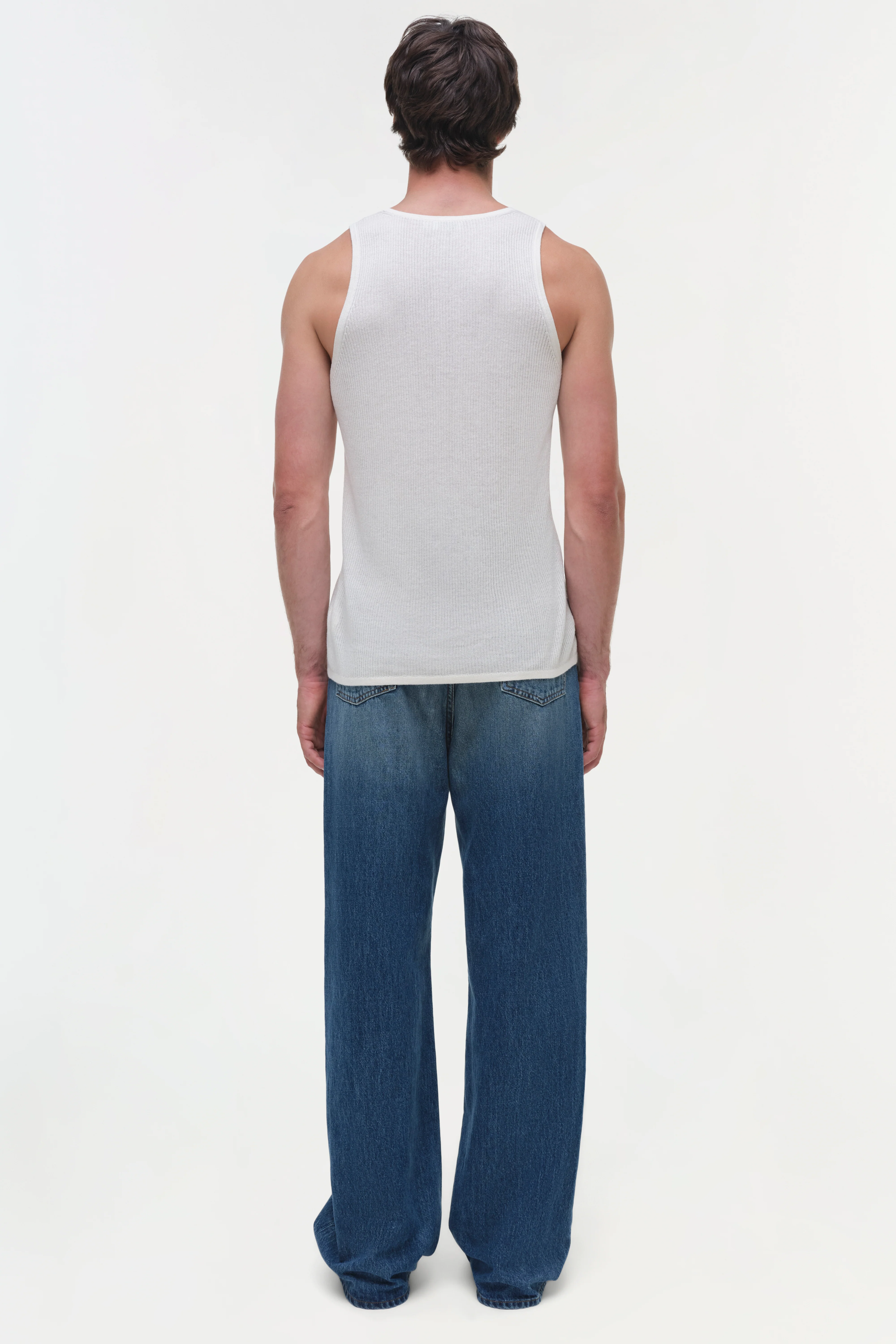 Idris Silk Linen Tank - Image 5