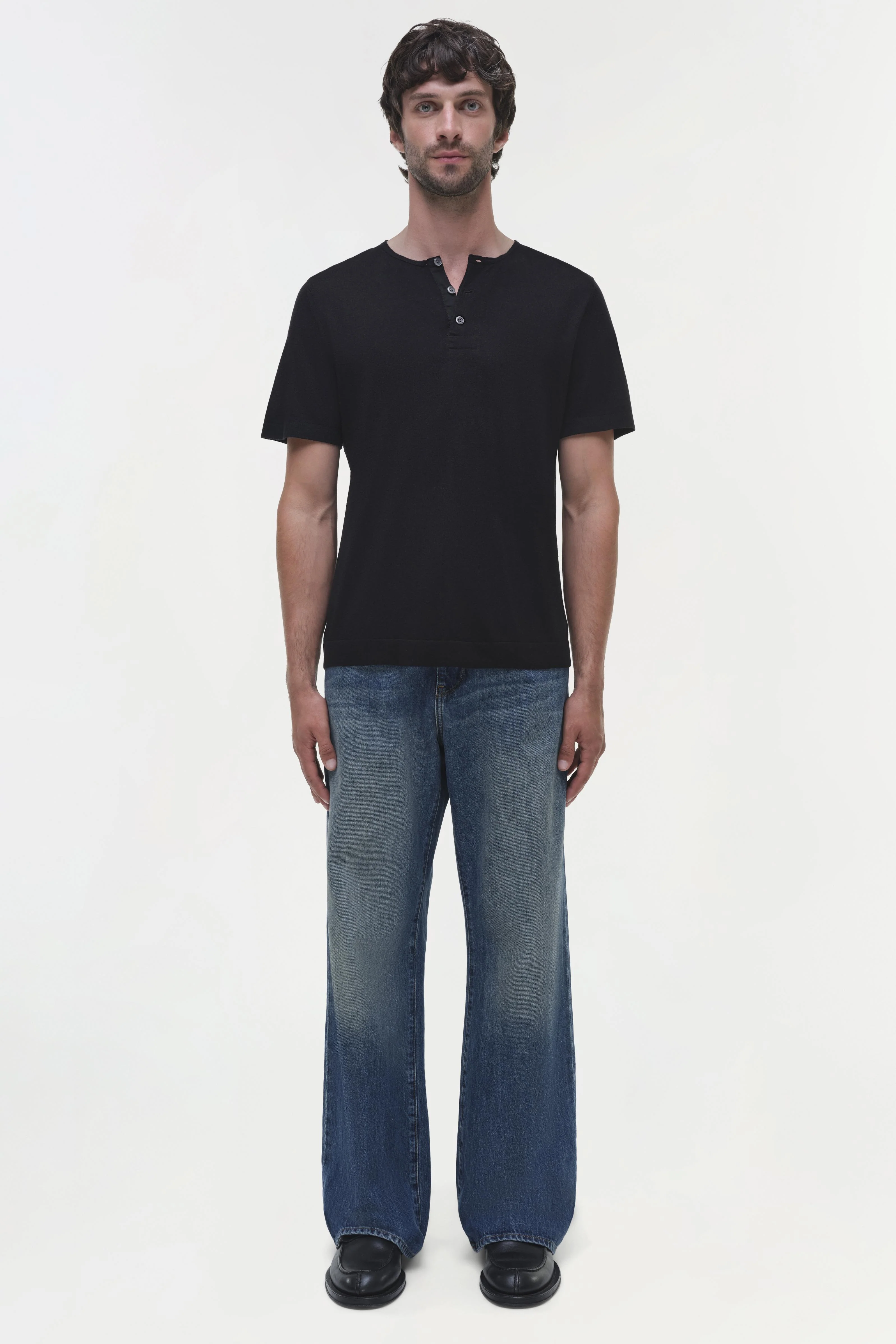 Hayes Silk Linen Henley - Image 6