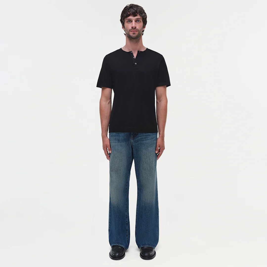 Hayes Silk Linen Henley - Image 7