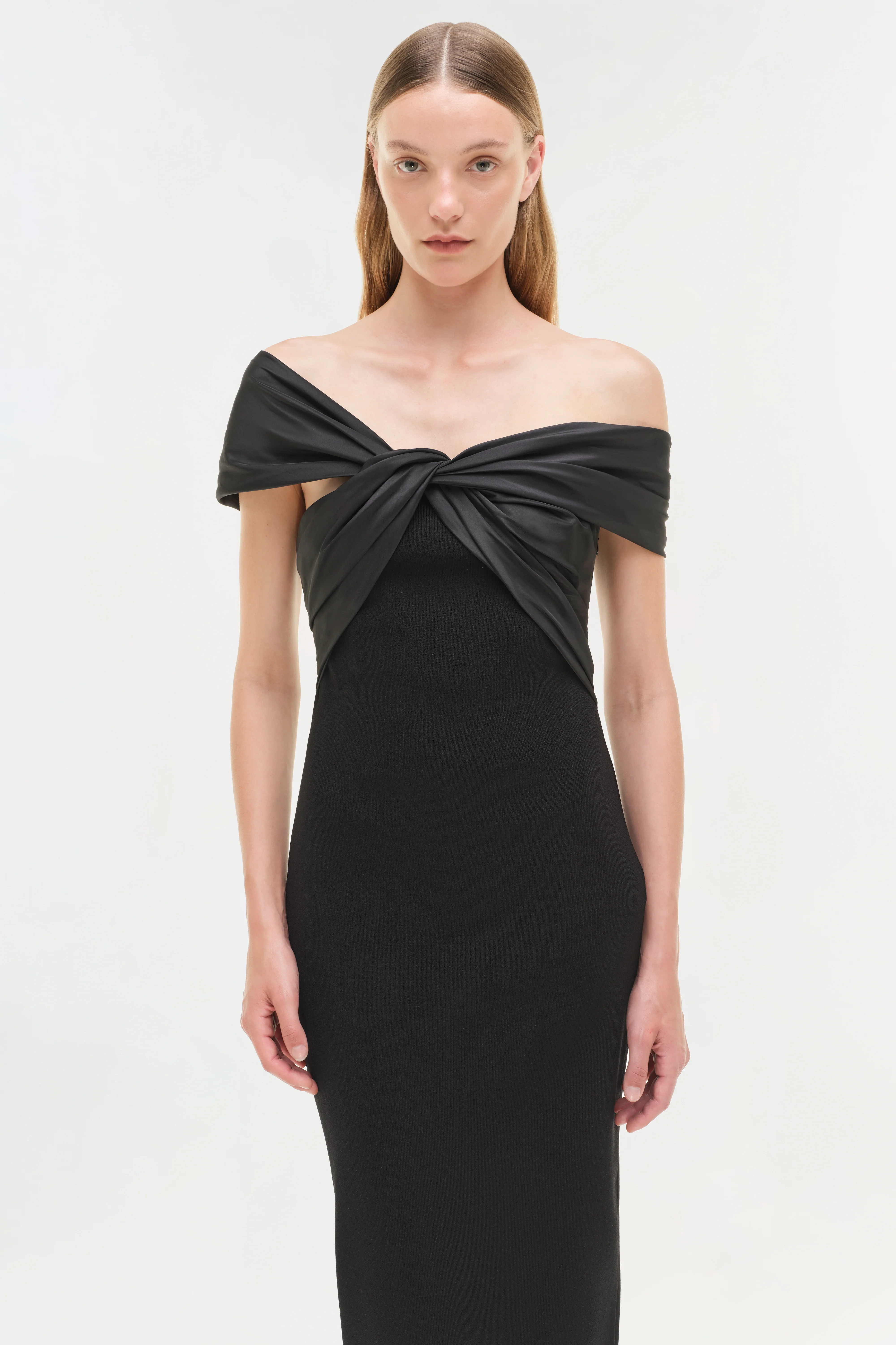 Mia Off Shoulder Midi Dress - Image 3