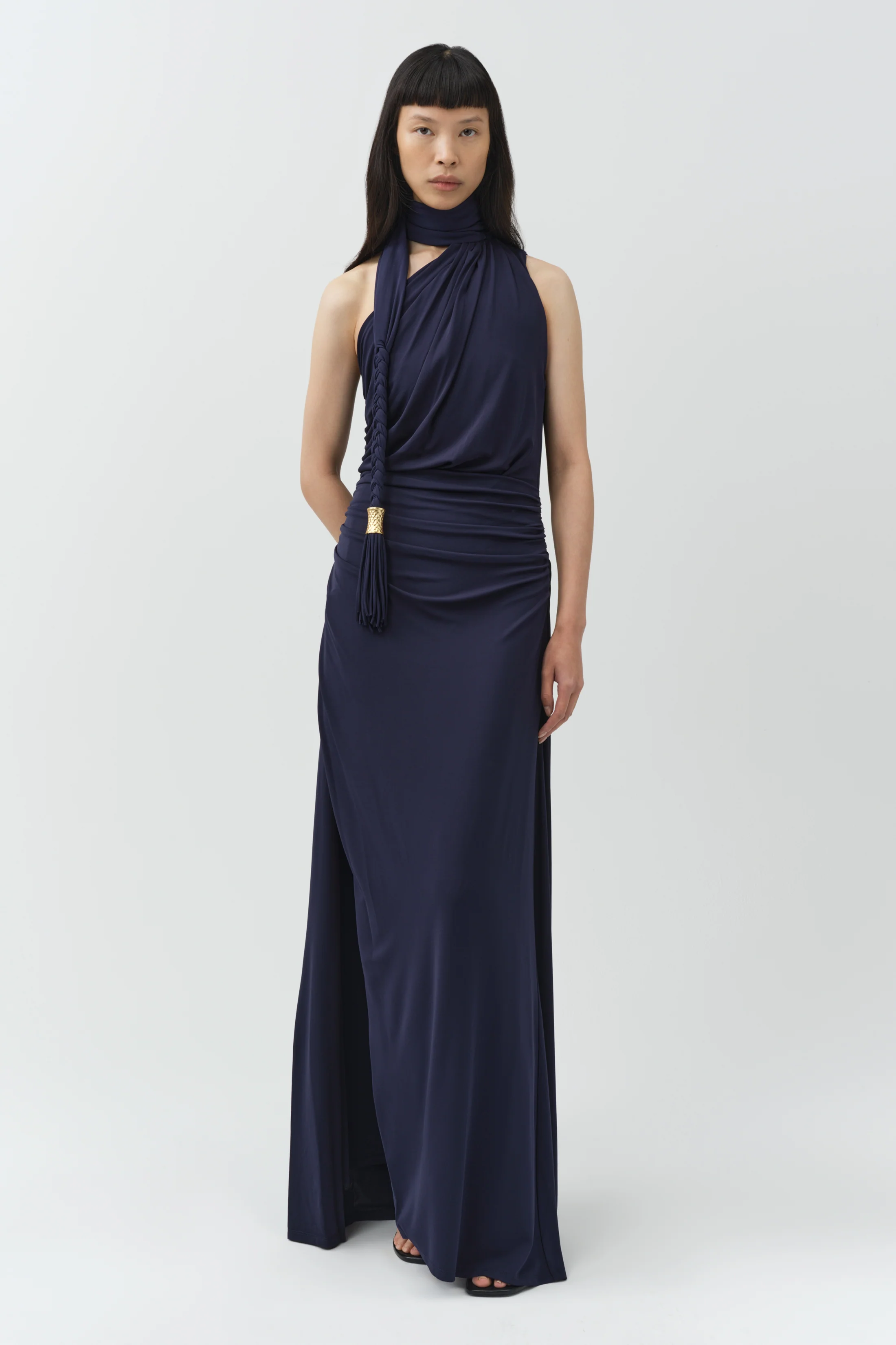 Moira Draped Jersey Gown - Image 3