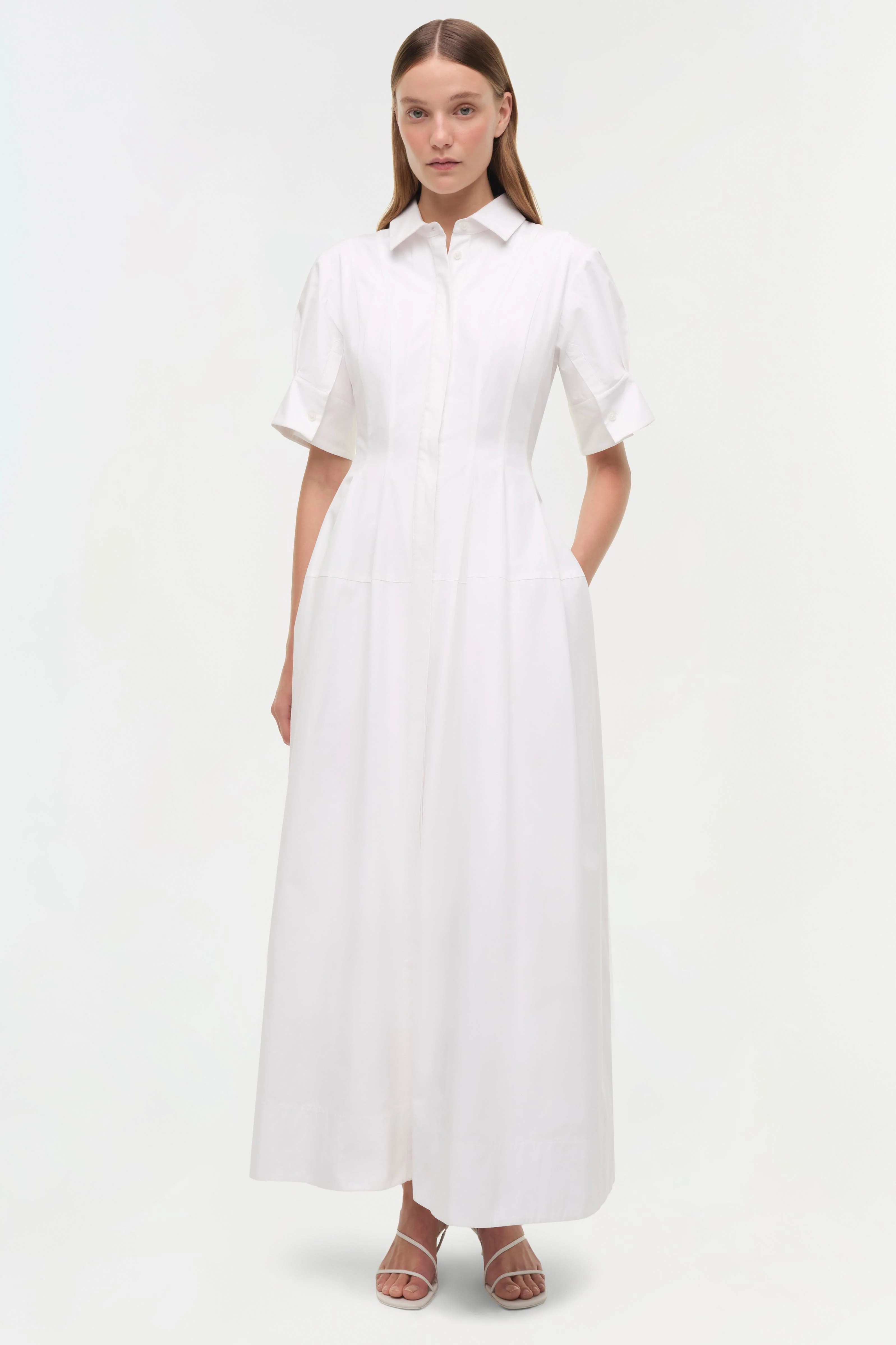 Mollie Cotton Shirt Dress - Image 2