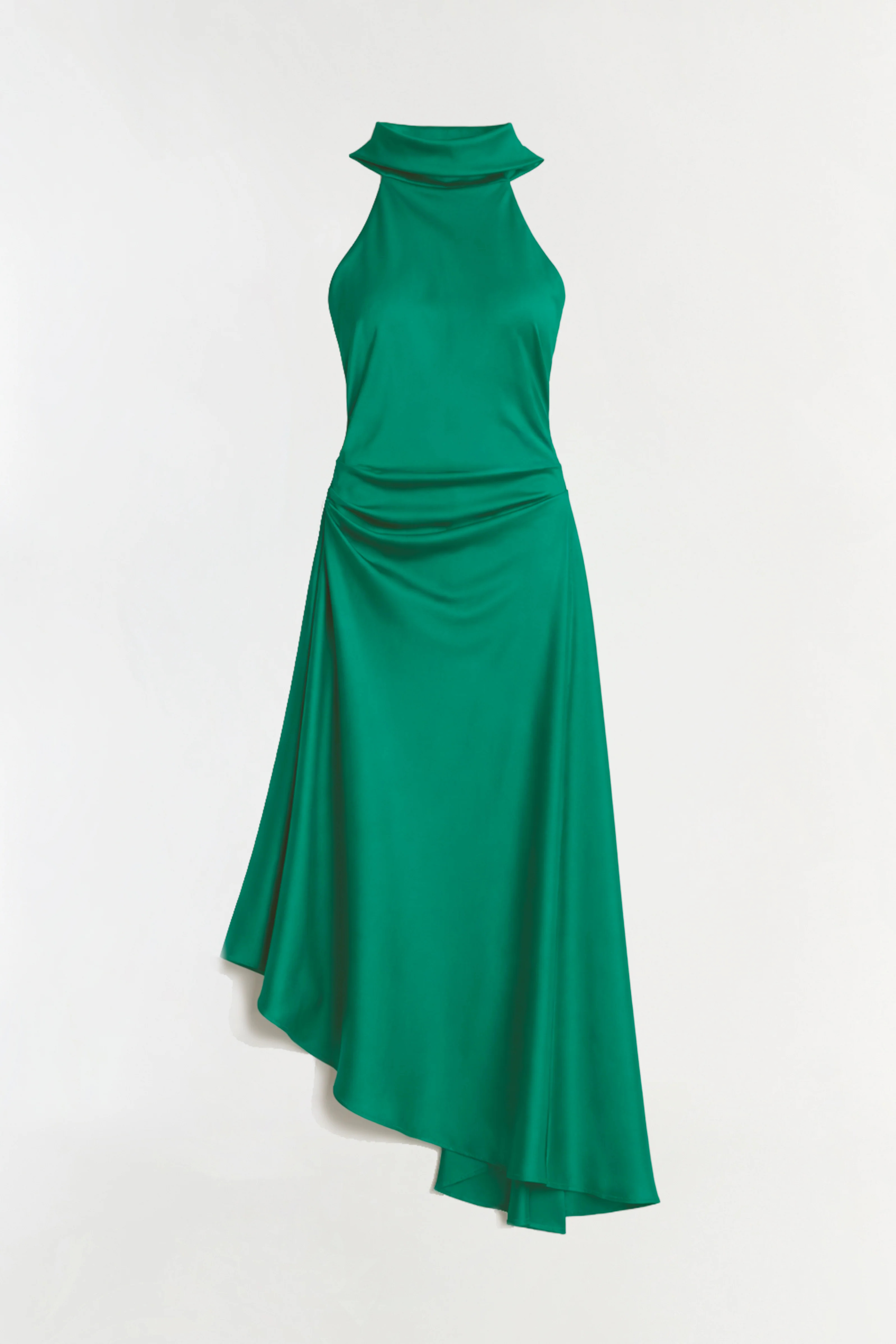 Monica Satin Midi Dress