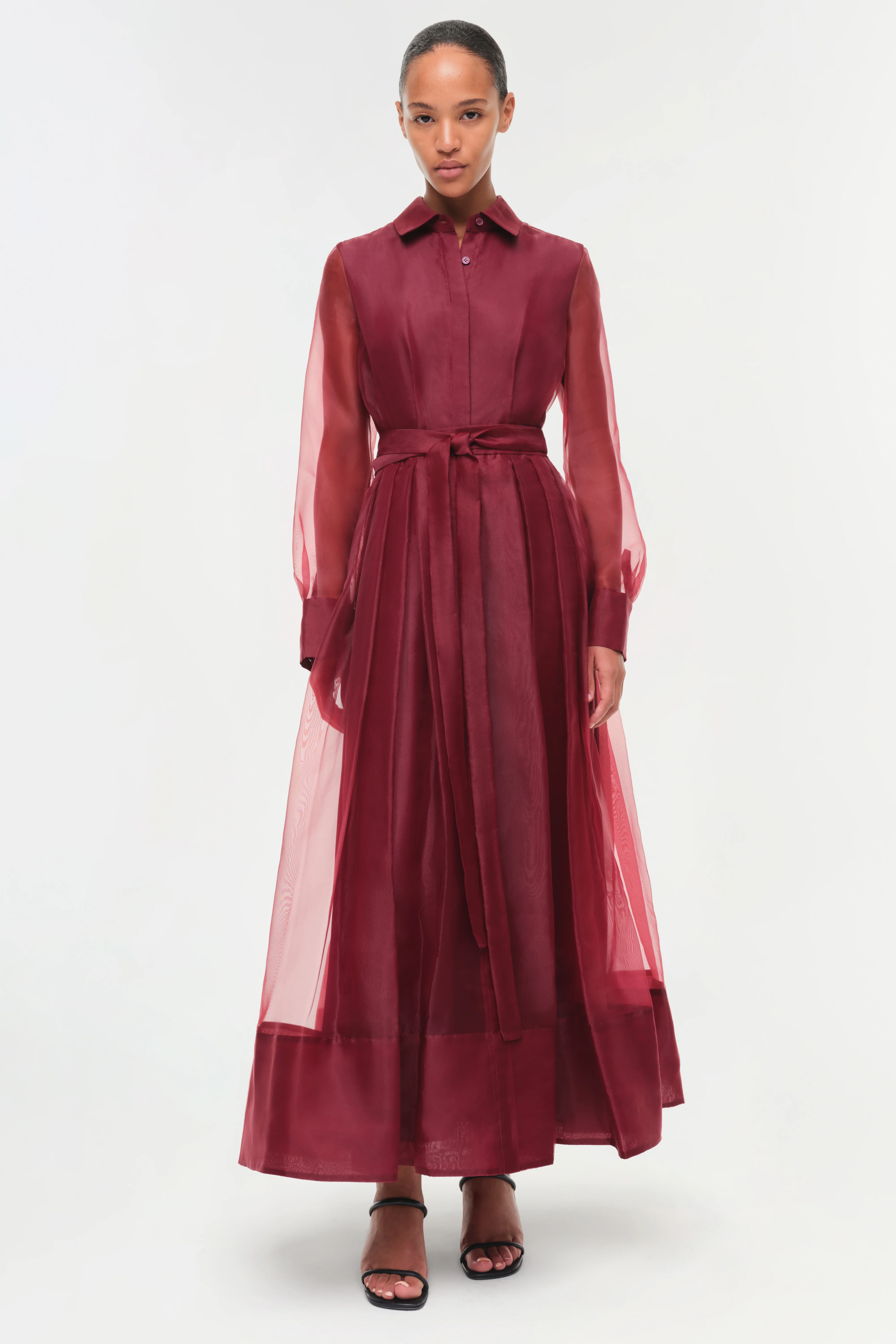 Montgomery Organza Belted Dress - Image 2