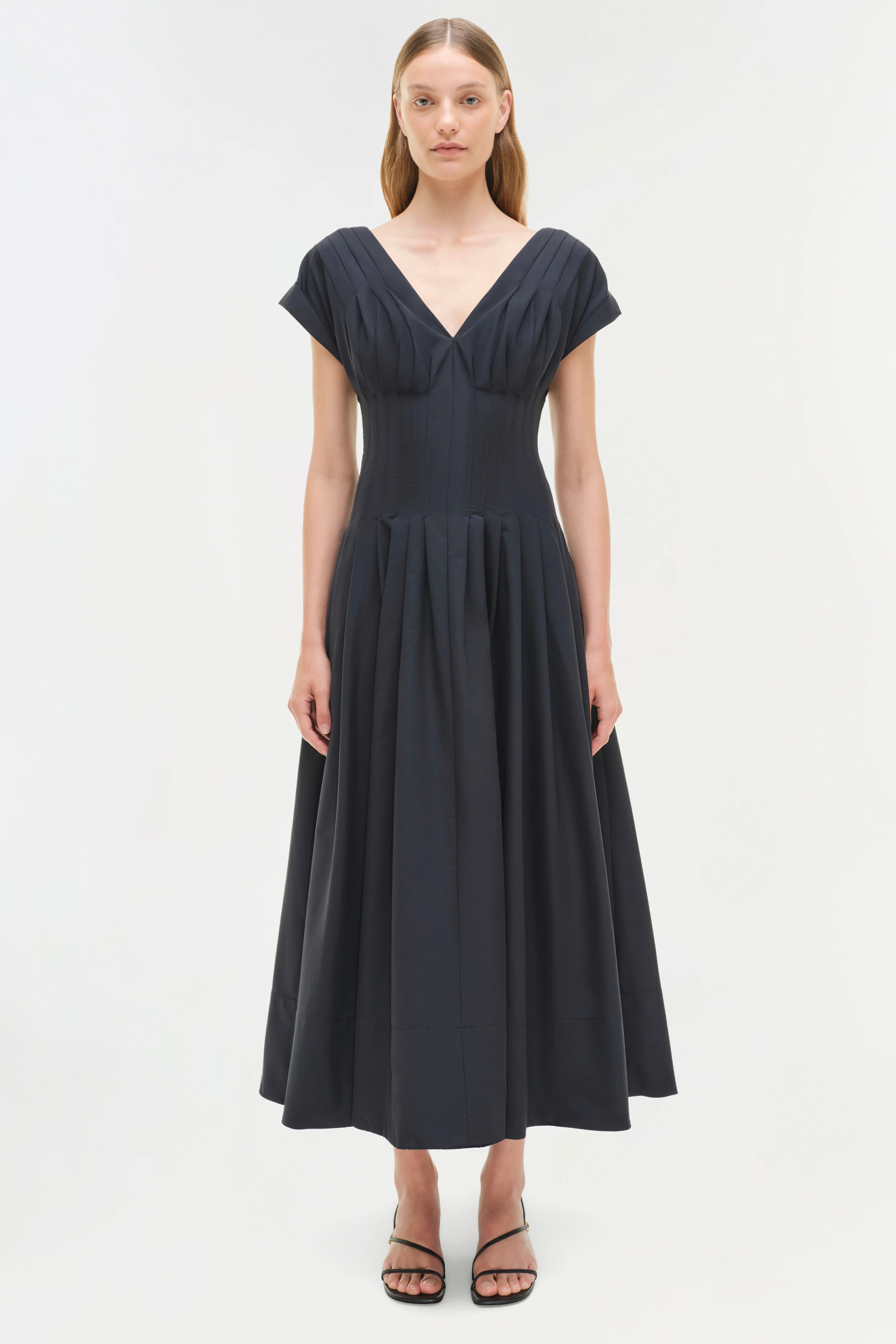 Nina Cotton Midi Dress - Image 2