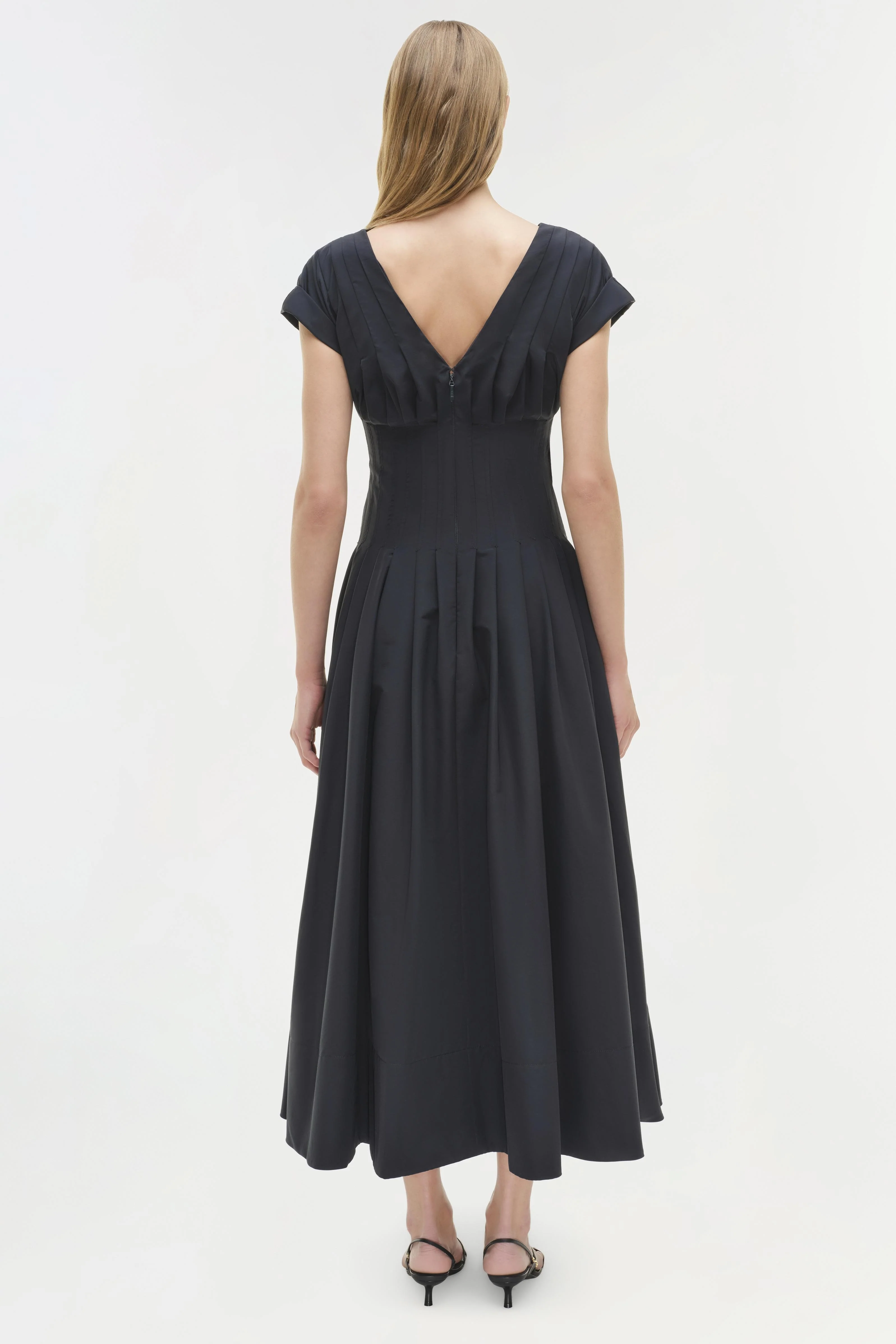 Nina Cotton Midi Dress - Image 5