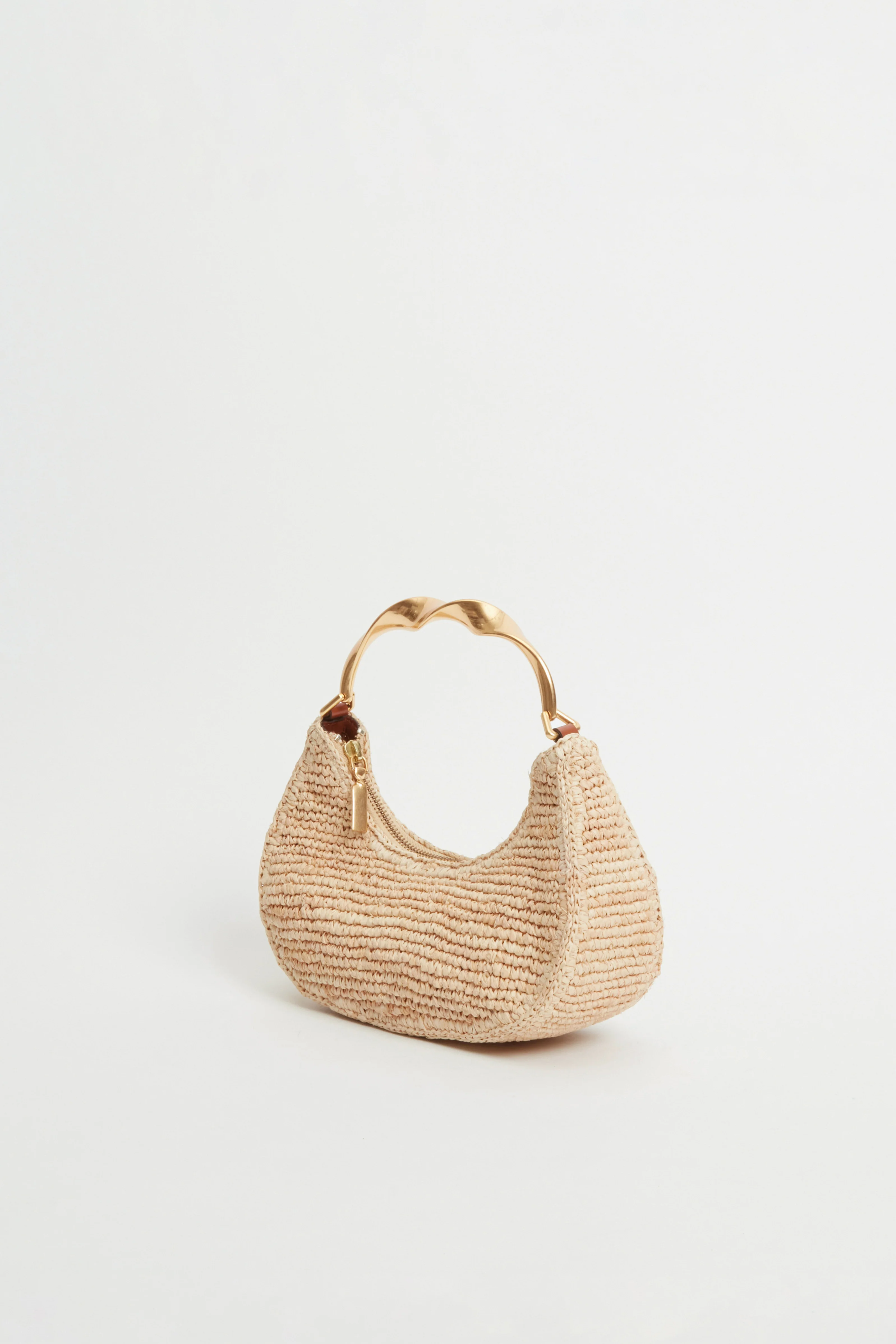 Nixi Raffia Twist Handle Bag - Image 2