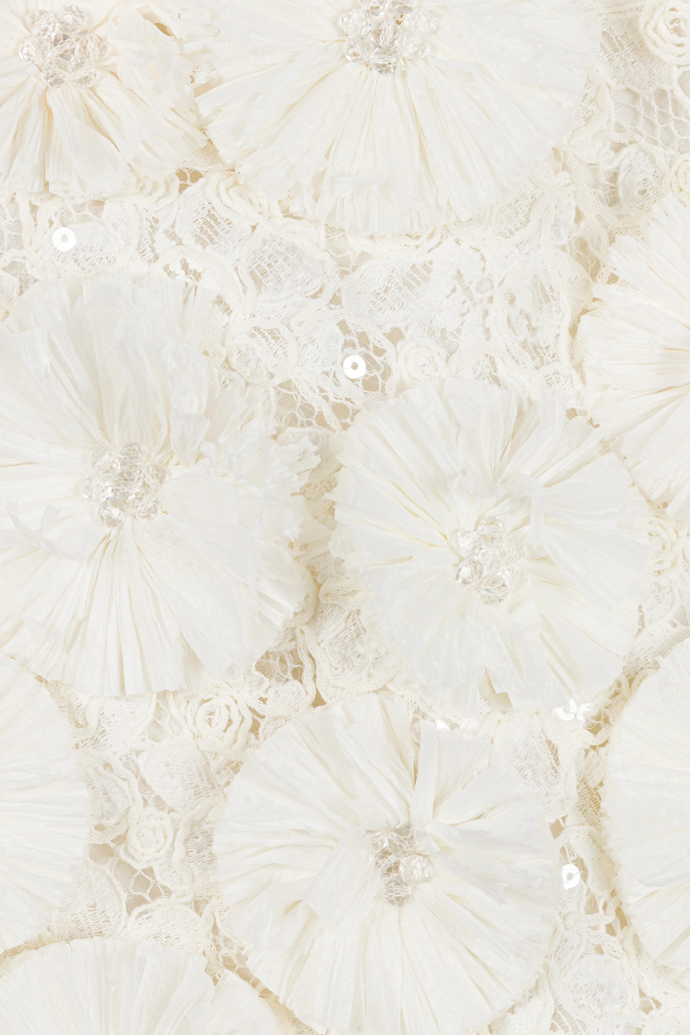 Nolia Floral Raffia Mini Skirt - Image 6