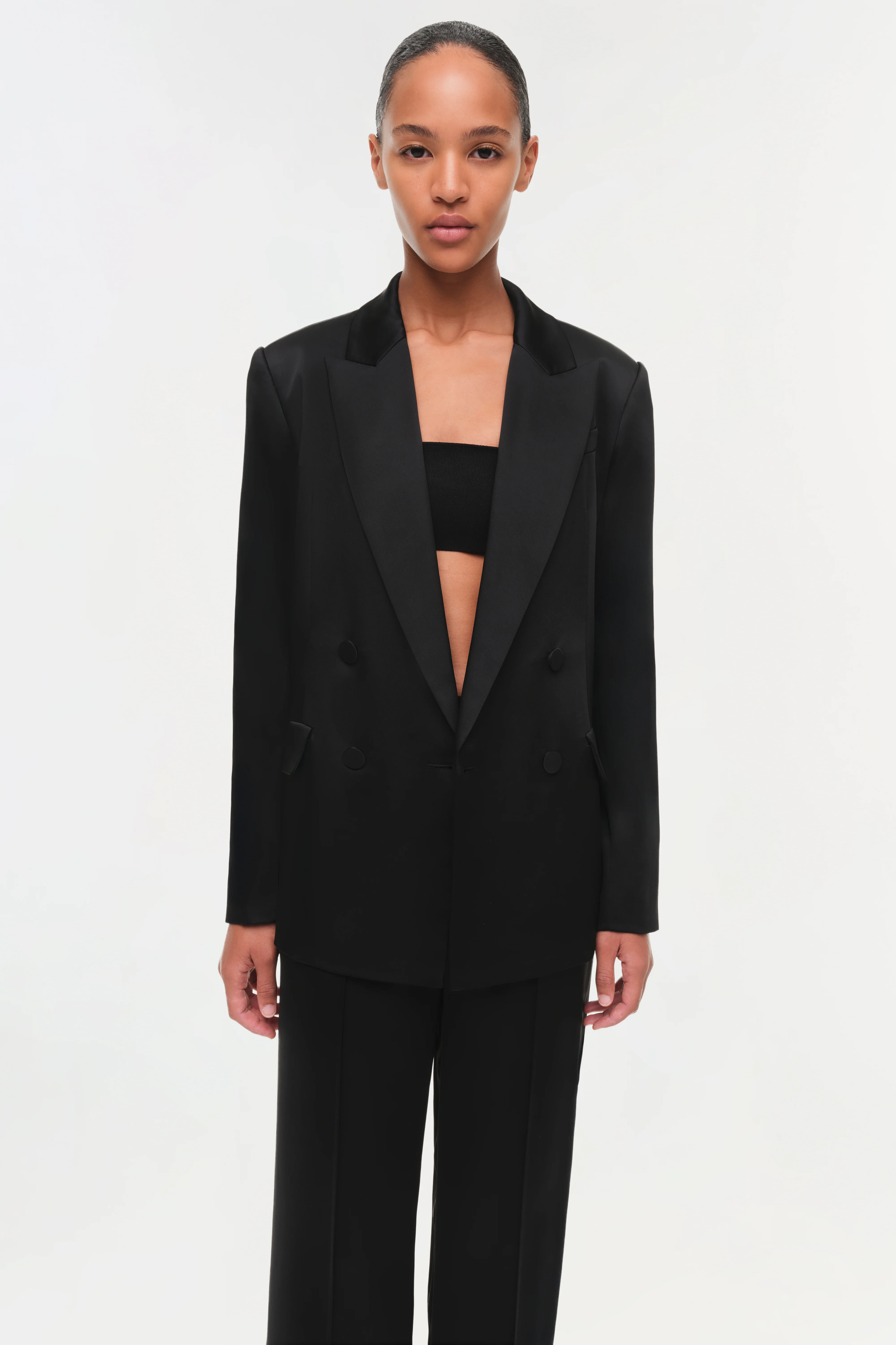 Norah Satin Blazer - Image 5