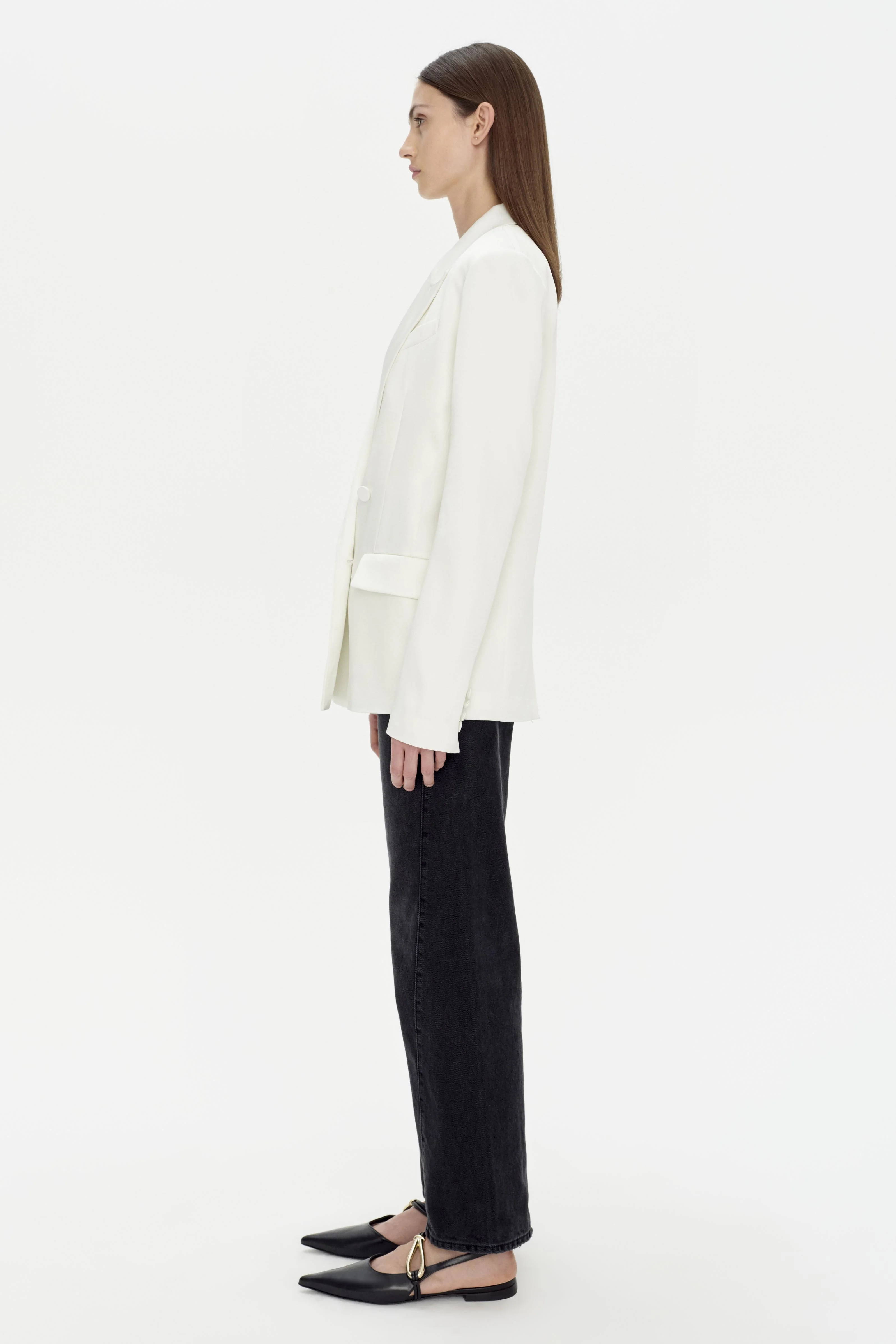 Norah Satin Blazer - Image 4
