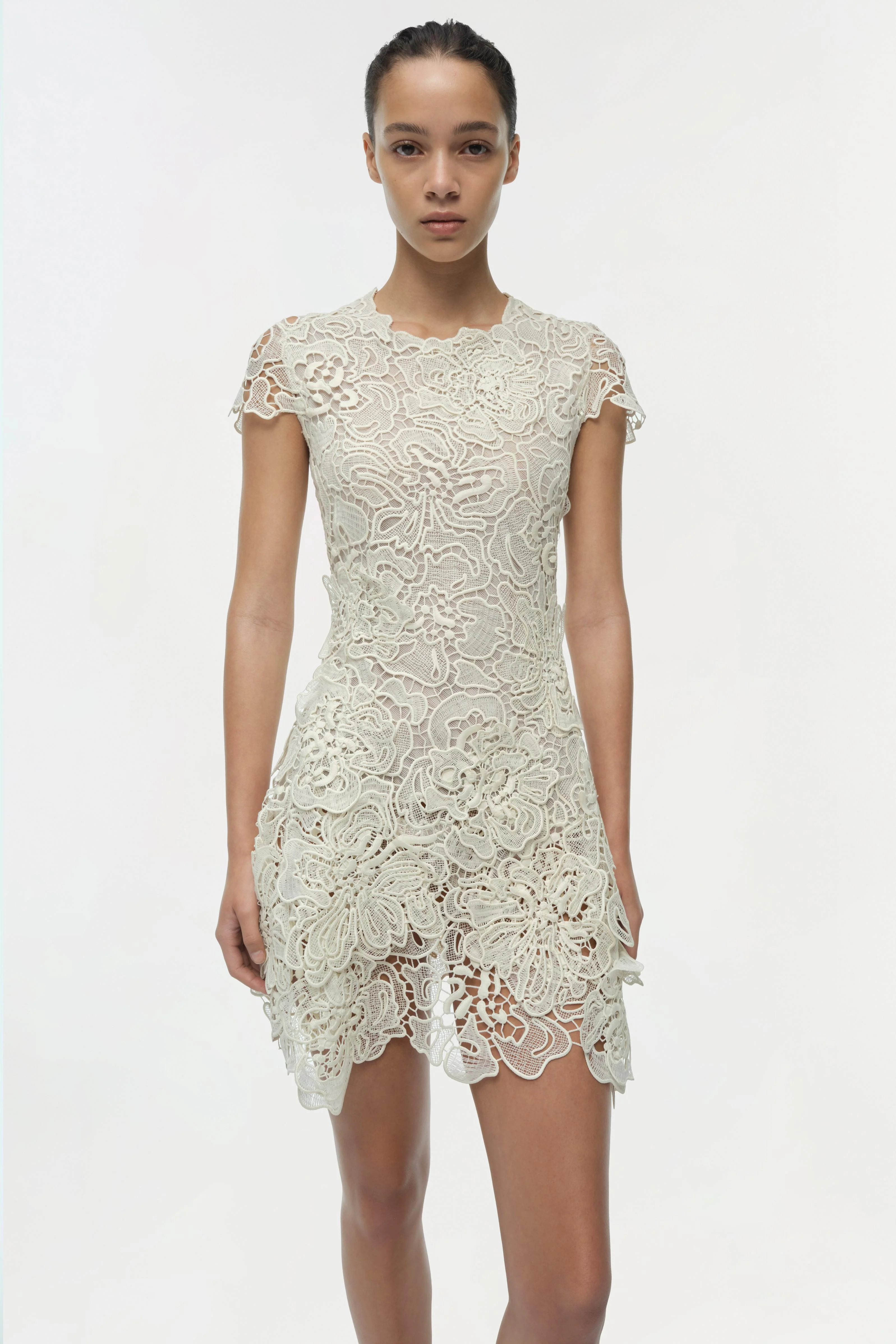 Novelle Lace Mini Dress - Image 3