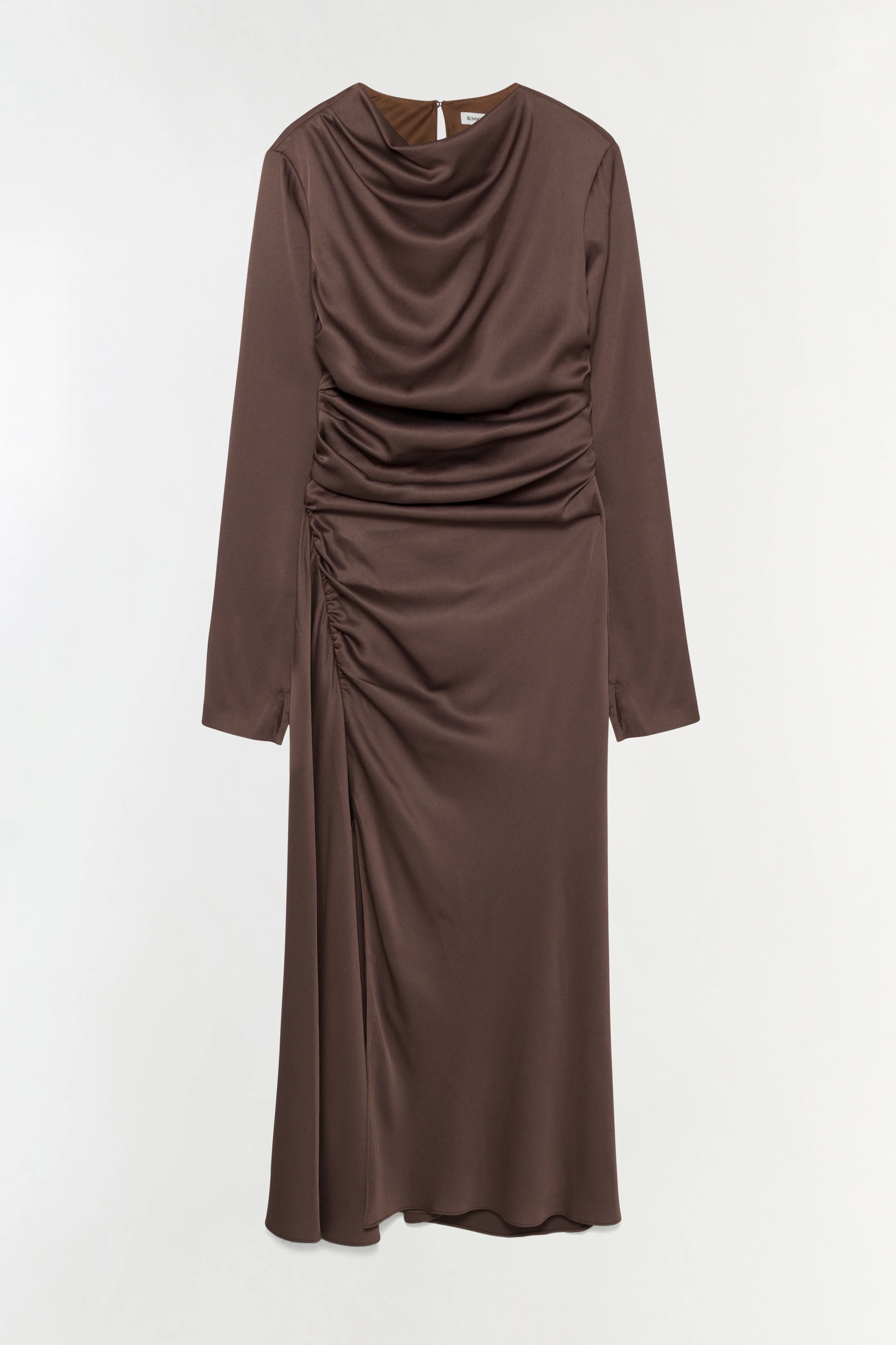 Odessa Satin Midi Dress