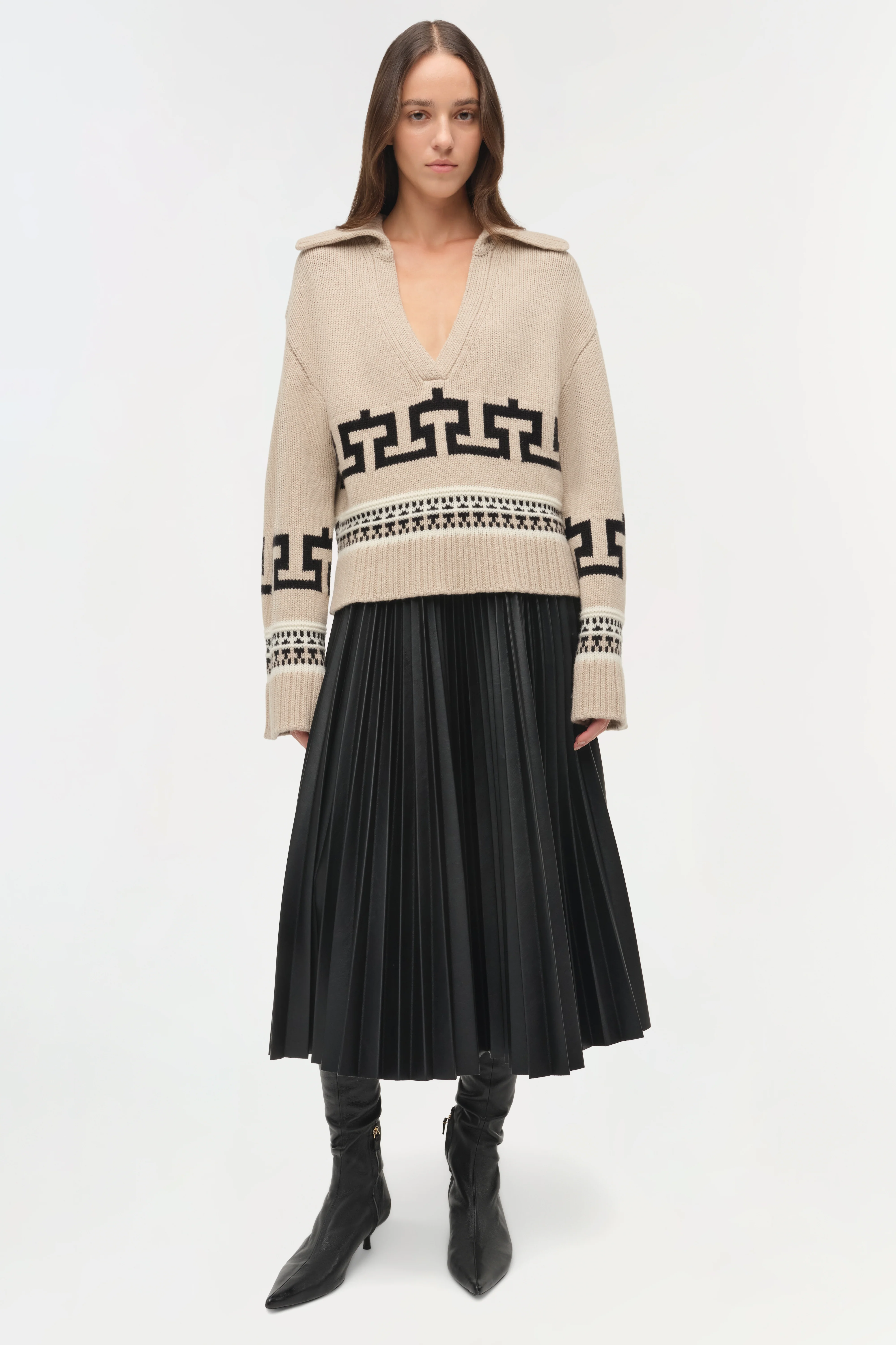 O'Reilly Western V-Neck Sweater - Image 2
